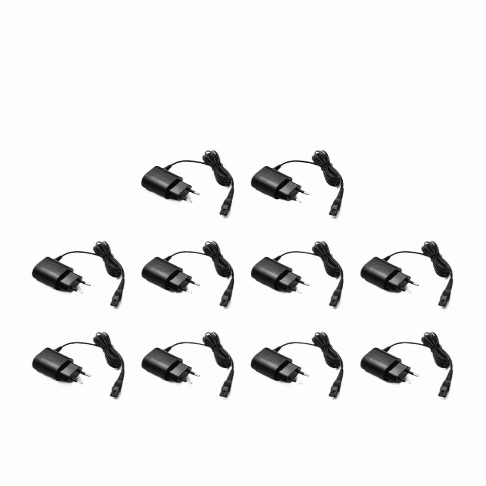 Adaptador De Maquinilla De Afeitar Con Enchufe Europeo De 15V, Utensilio Doméstico, Compatible Con Philips, HQ8505, HQ6070/6075/6095, Piezas De Adaptador De Afeitadora(10 PCS)