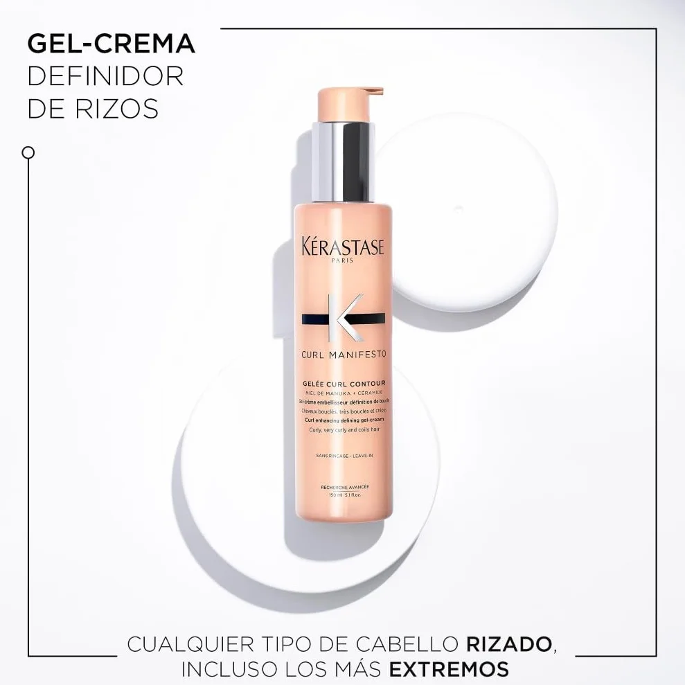 Kérastase Curl Manifesto Gelée Curl Contour Crema Capilar Multiprotectora Antiencrespamiento 150 ml