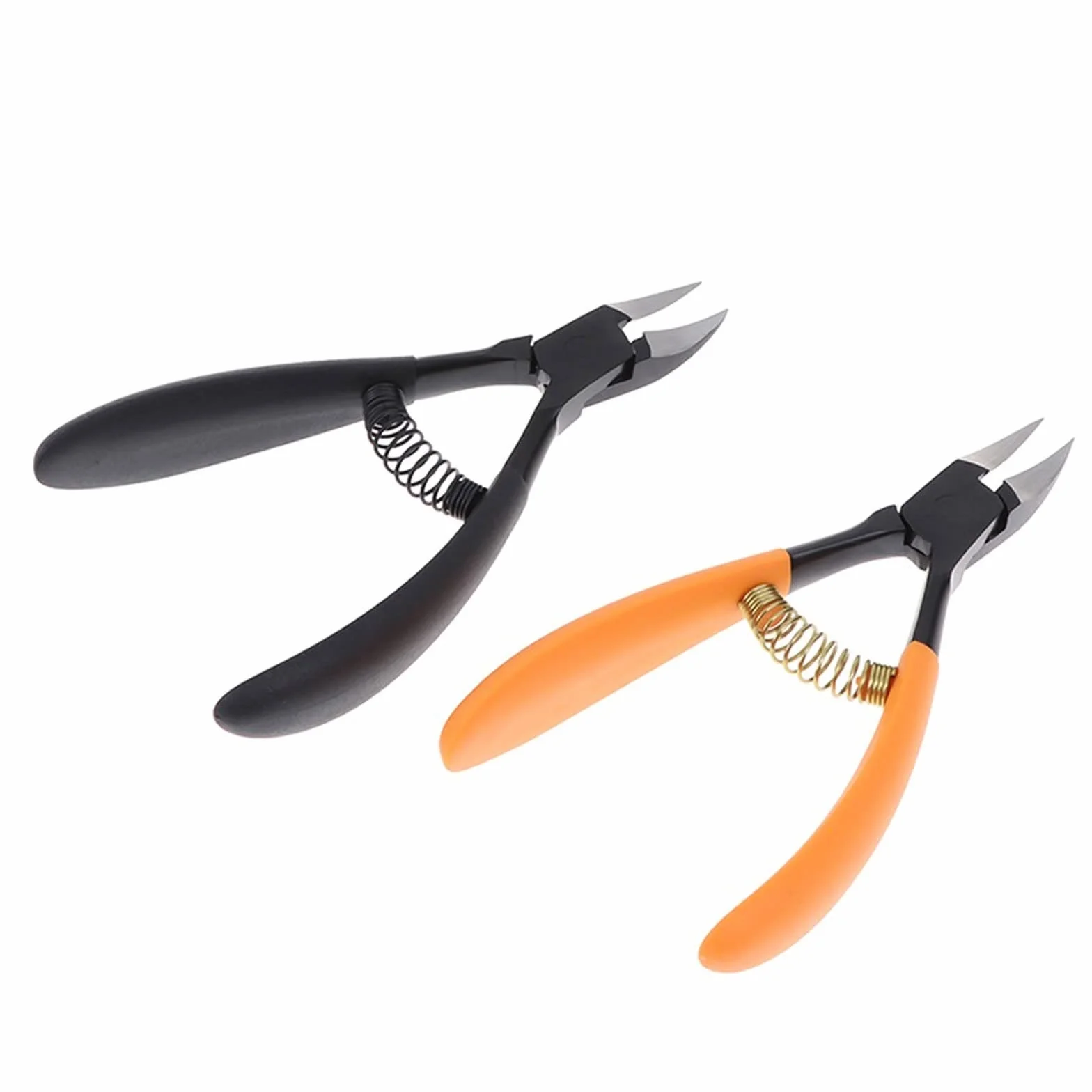 Tijeras Uñas Acero Inoxidable Cuticle Nipper Manicure Nail Art Tool (Schwarz)