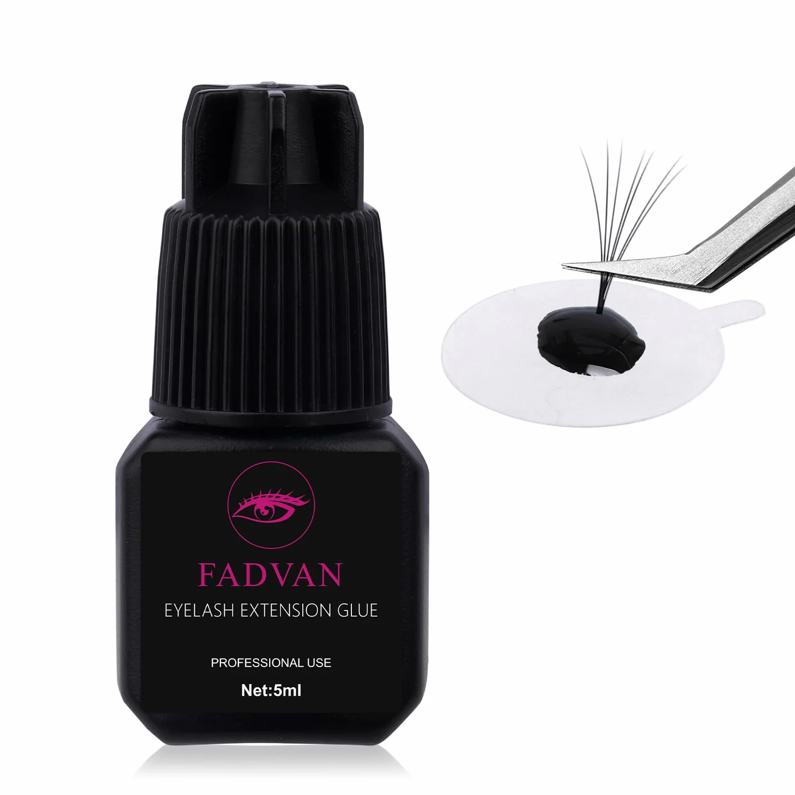 Pegamento de Pestañas Hipoalergénico FADVAN 5ml para Pestañas Postizas