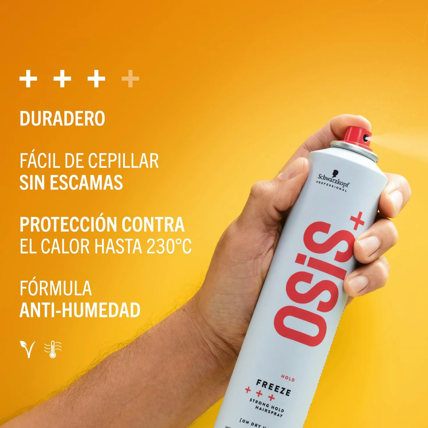 Schwarzkopf Osis Freeze Laca de Fijación Fuerte 500 ml