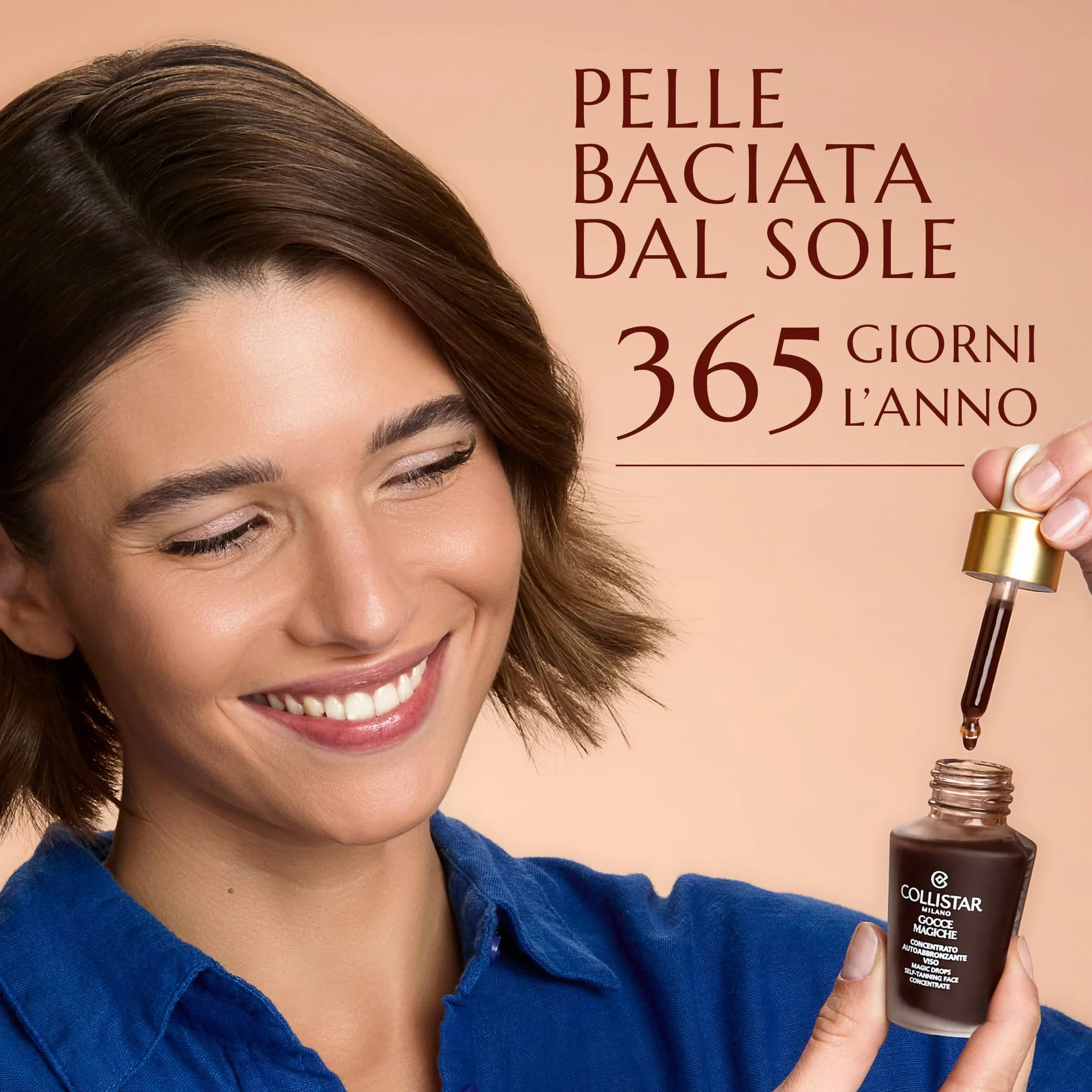 Collistar Set de regalo para mujer Gocce Magiche Autobronceador Cara 30ml + Cuerpo 125ml Set Autobronceador para Mujer Bronceado Natural Intenso Antimanchas Hidratante Larga Duración