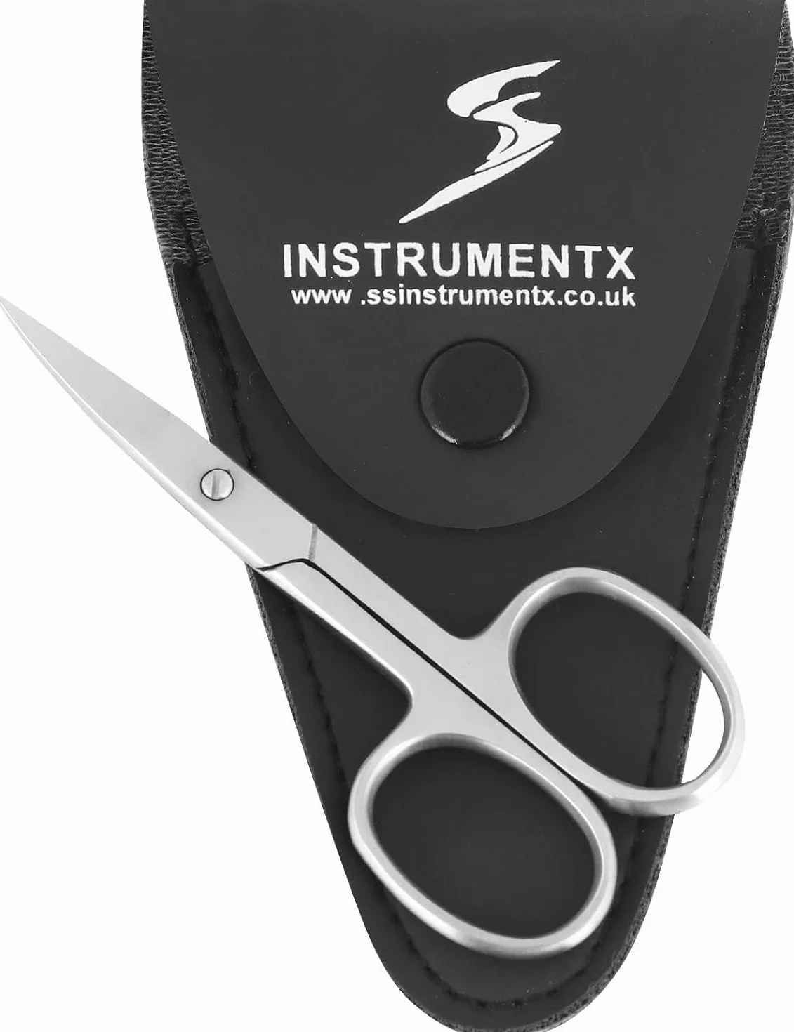 Tijeras Uñas de Acero Inoxidable Hoja Curva Professional para Uñas Gruesas y Cutículas