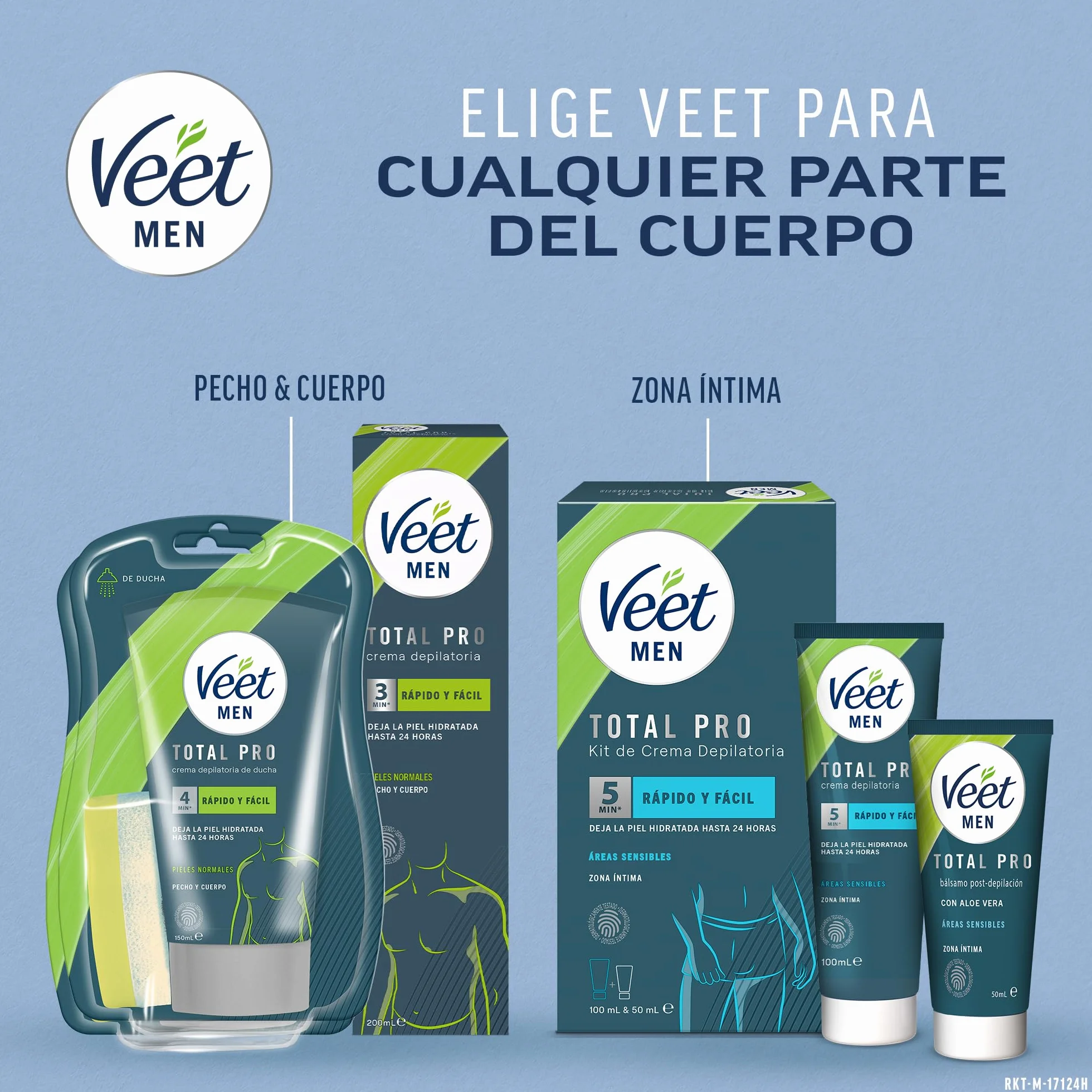 Veet Men Crema Depilatoria Corporal Piel Sensible 400 ml
