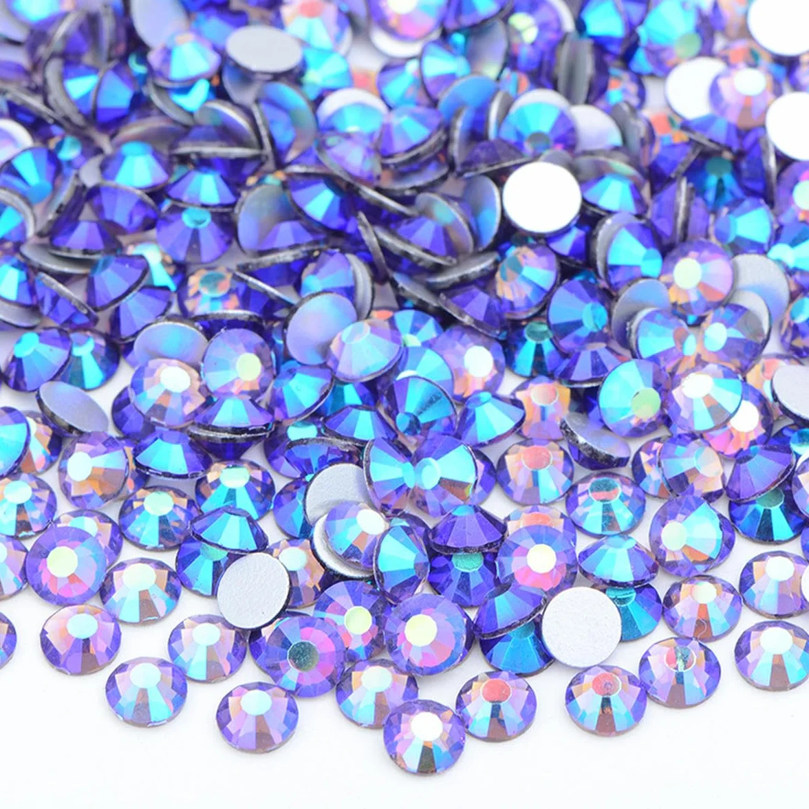 Bulk 100 Bruto SS6 8 10 12 16 20 30 Diamantes de imitación de Cristal con Parte Posterior Plana Negra Pegamento para decoración de uñas en Piedra Strass-31 Citrino-ss30 20gr 2880pcs