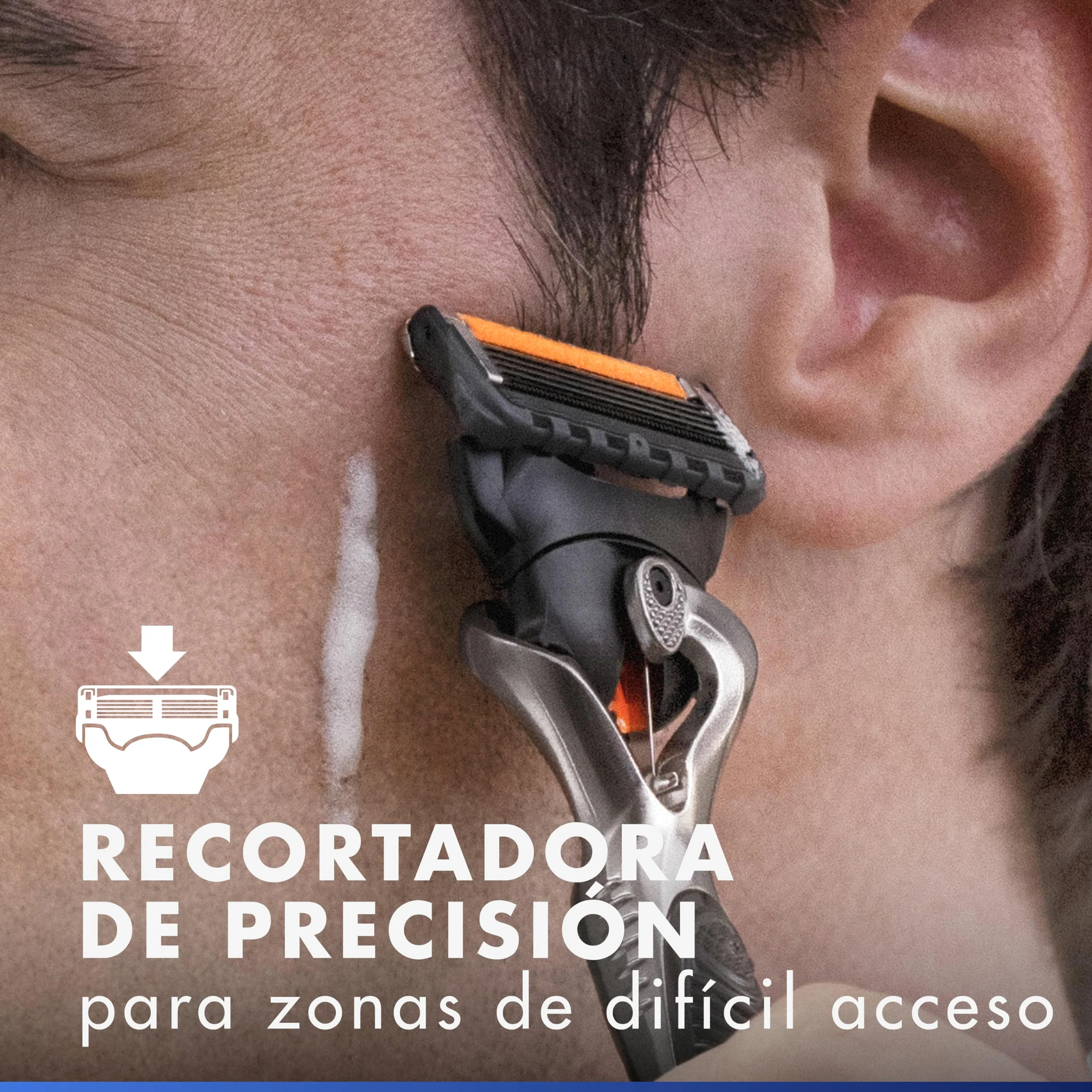 Gillette Proglide Cuchillas de Afeitar Hombre, Pack de 24 | Recambios para Maquinillas de Afeitar Gillette Proglide y Fusion5, con 5 Hojas, Doble Lubricación Y Recortadora de Precisión