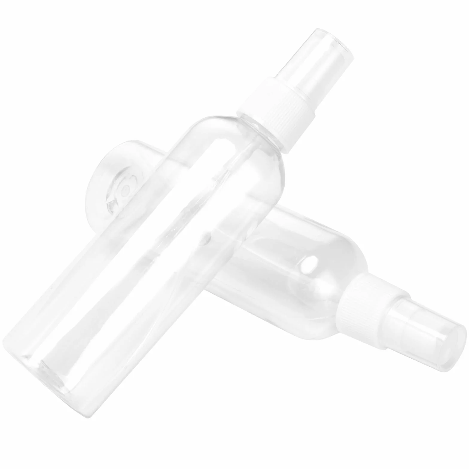 KEILEOHO 50 botellas pulverizadoras de 120 ml, atomizador transparente vacío, viaje muestras maquillaje
