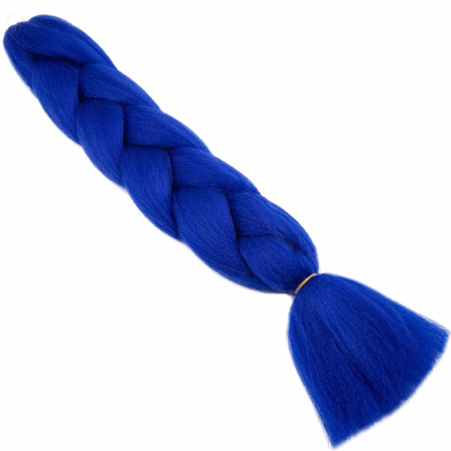 Extensiones de Pelo Sintético 60cm para Trenzas Africanas Jumbo Braiding Crochet Twist Azul zafiro