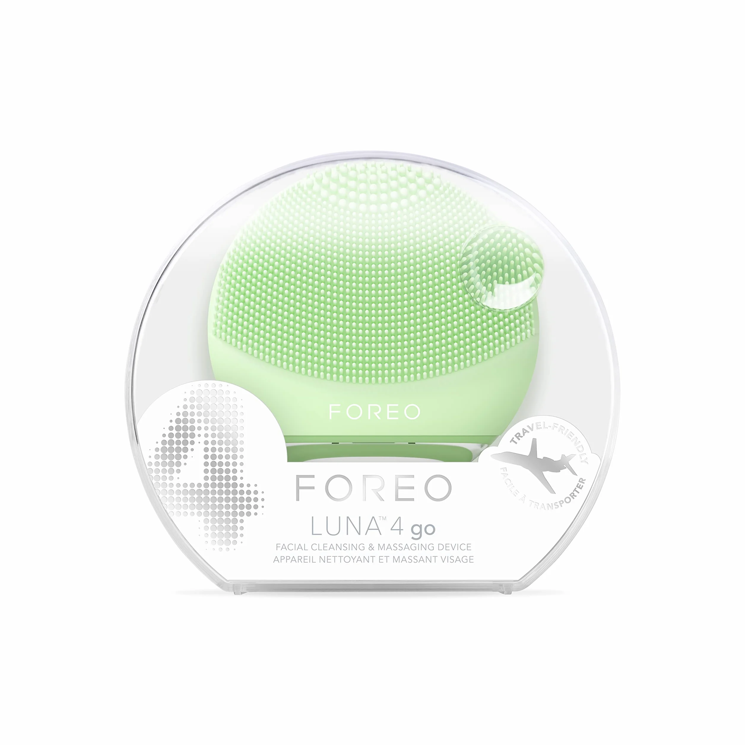 FOREO LUNA 4 go Cepillo de limpieza facial y masajeador facial reafirmante
