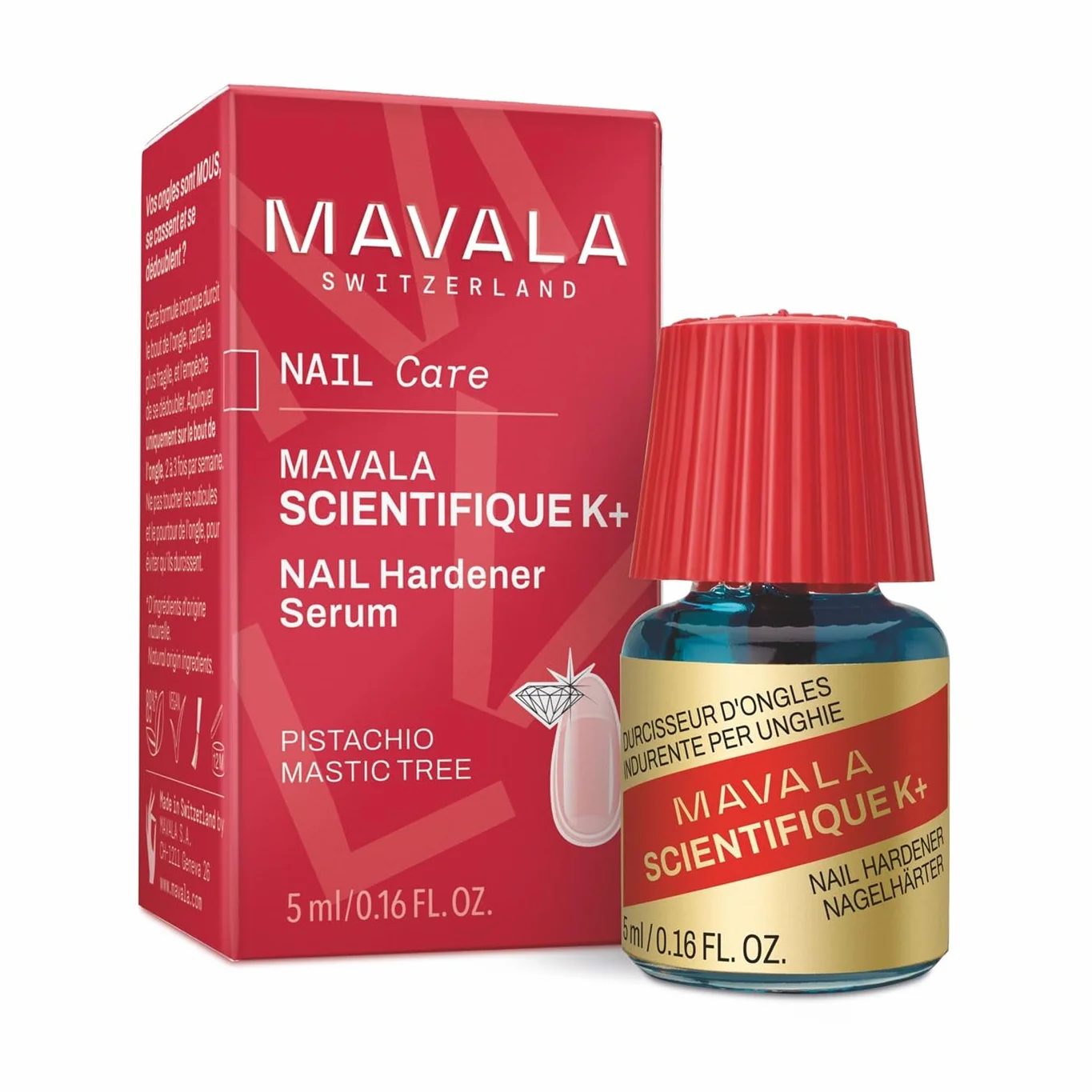 Mavala Científico K+ Gel Endurecedor de Uñas Vegano 5 ml