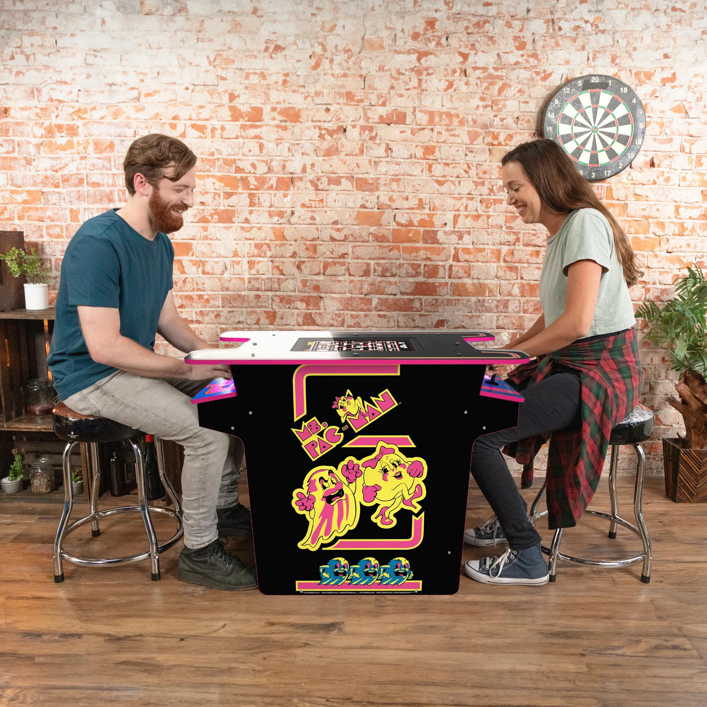 Arcade 1 Up Ms. Pac-Man Head-to-Head Table