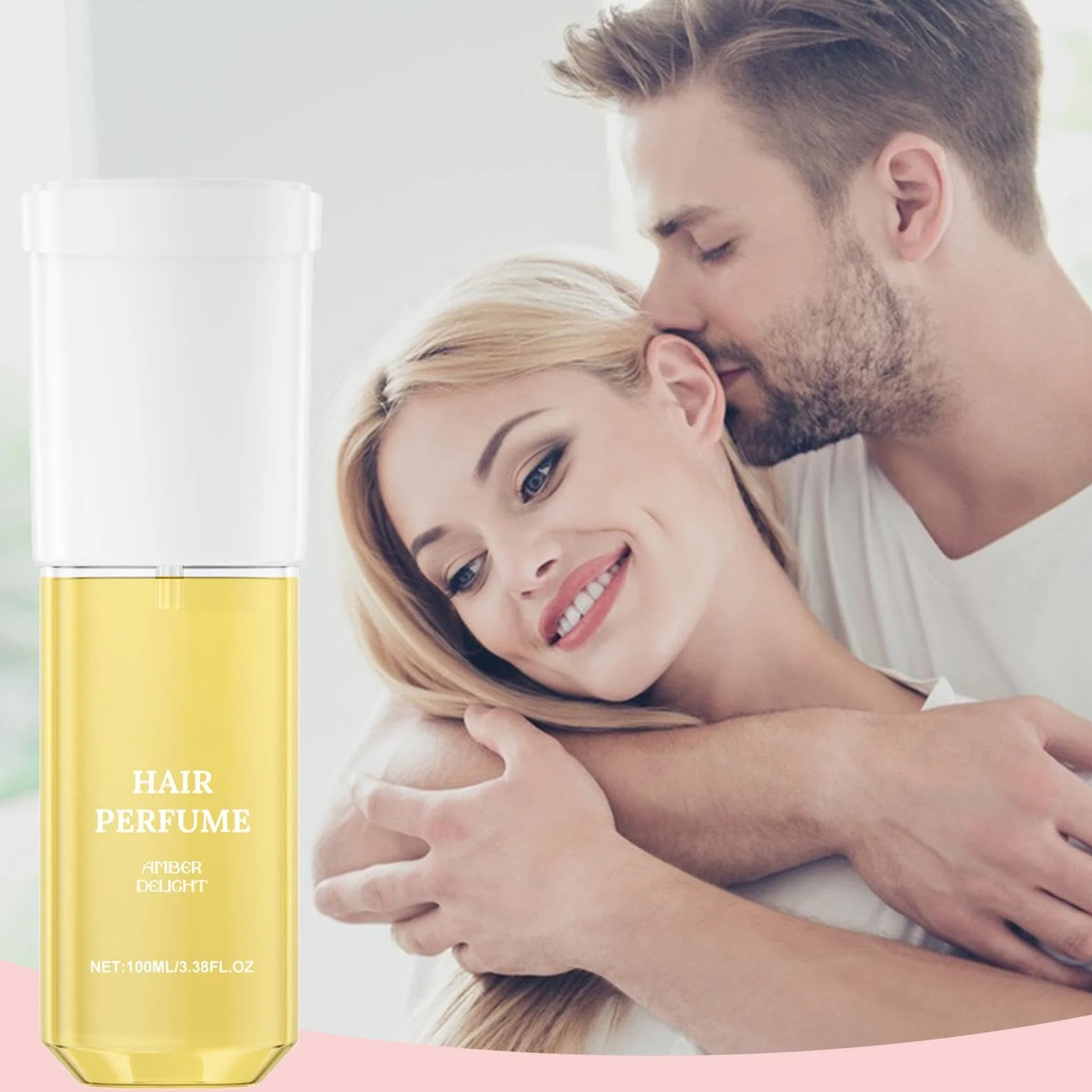 Perfume para el cabello floral para mujer, niebla perfumada para cabello y cuerpo
