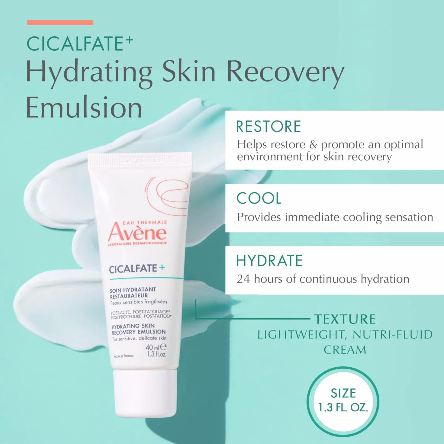 Avene Cicalfate+ Soin Hydratant Reparateur 40mL