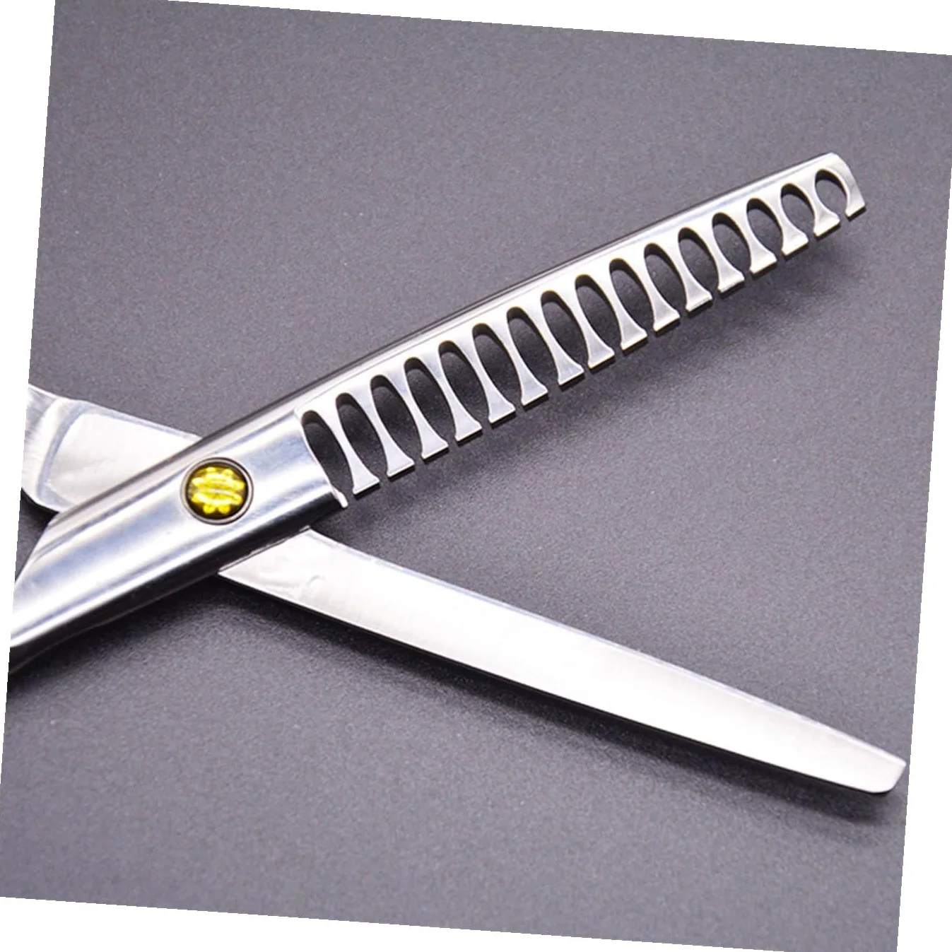 Cabilock Tijeras de Peluquería de Acero Inoxidable de 6.0 Pulgadas Diseño Ergonómico y Uso Seguro para Corte de Cabello en Casa y Salón Profesional