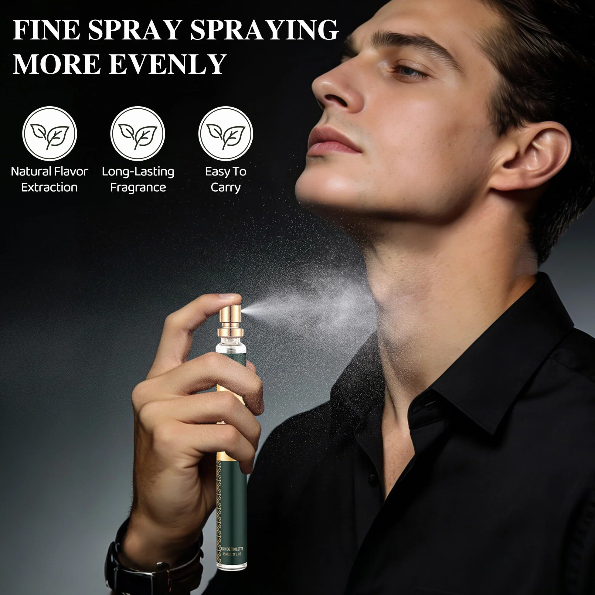 Perfume para hombre Eau de Parfum pack 10 unidades set viaje larga duración