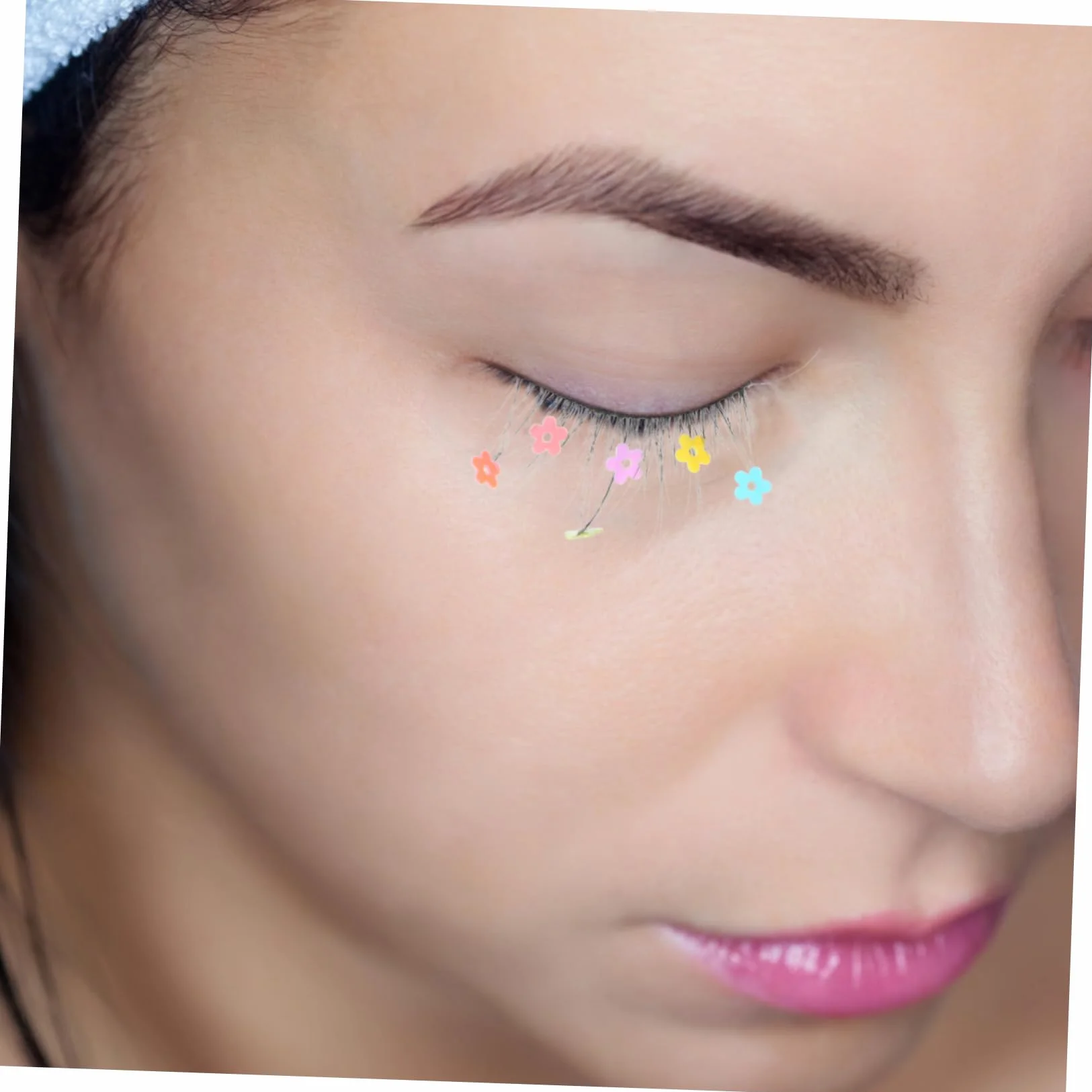 DOITOOL 12 Pares De Pestañas Postizas De Lentejuelas Pestañas Con Color Pestañas De Lentejuelas Pestañas Para Mujeres Maquillaje Lentejuelas Pestañas Pestañas Postizas Brillo Pestañas