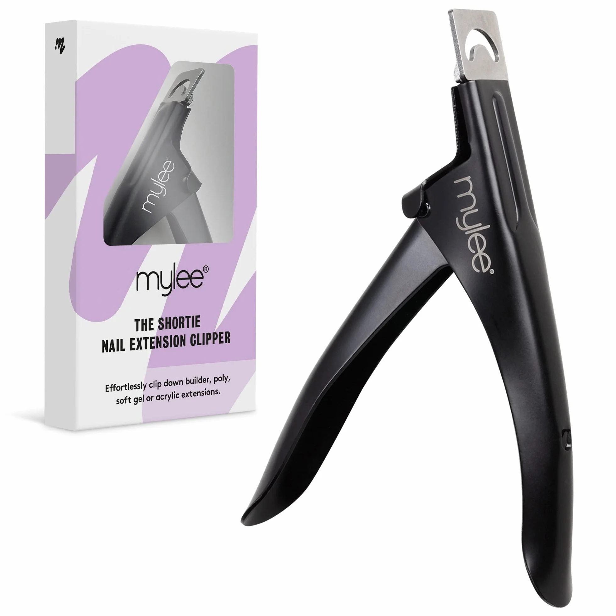 Mylee Cortaúñas Shortie para Extensiones de Uñas - Cortaúñas Preciso y Duradero, Herramienta de Manicura Profesional