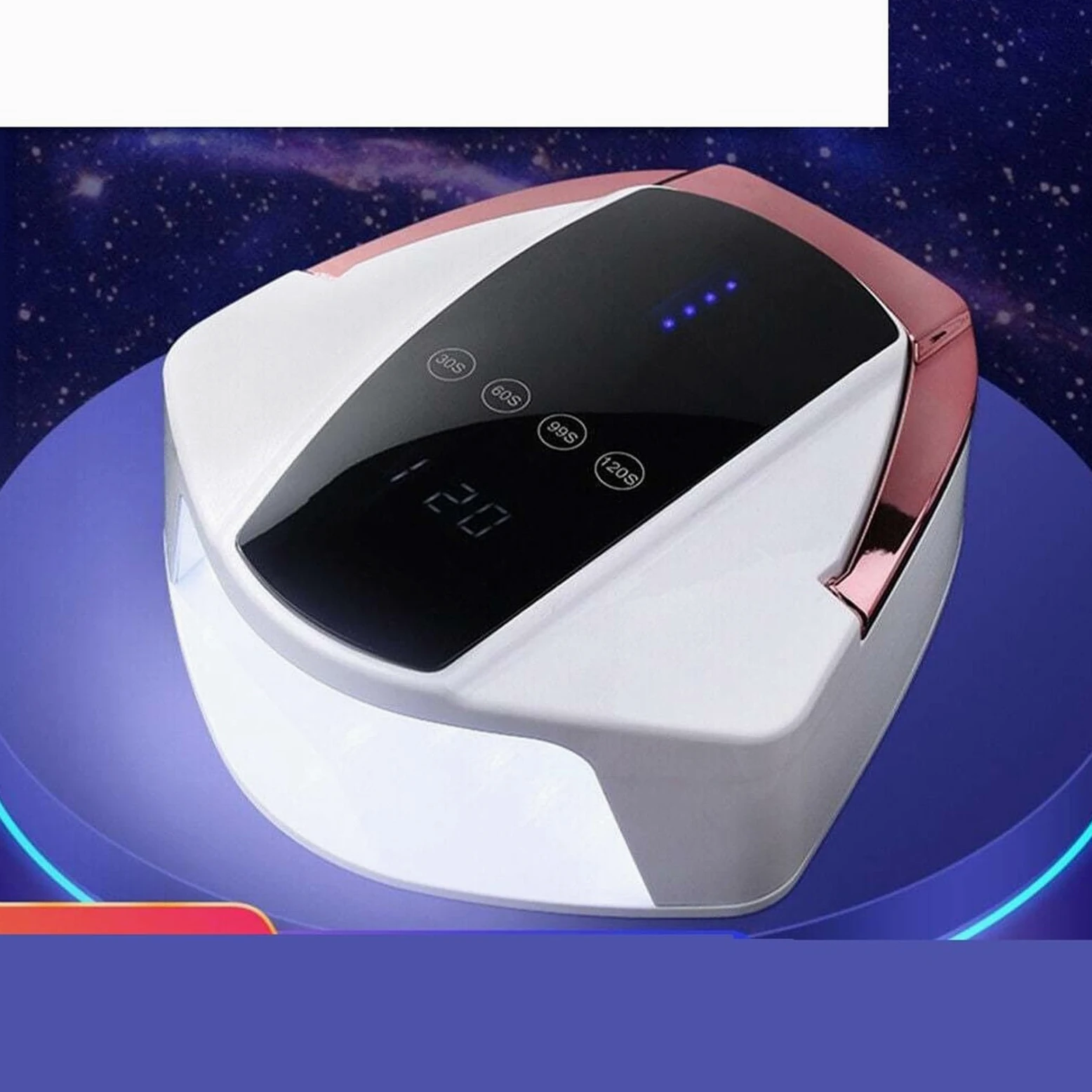 Lámpara LED para uñas, Secador de uñas LED/UV, lámpara esmalte gel 96 W