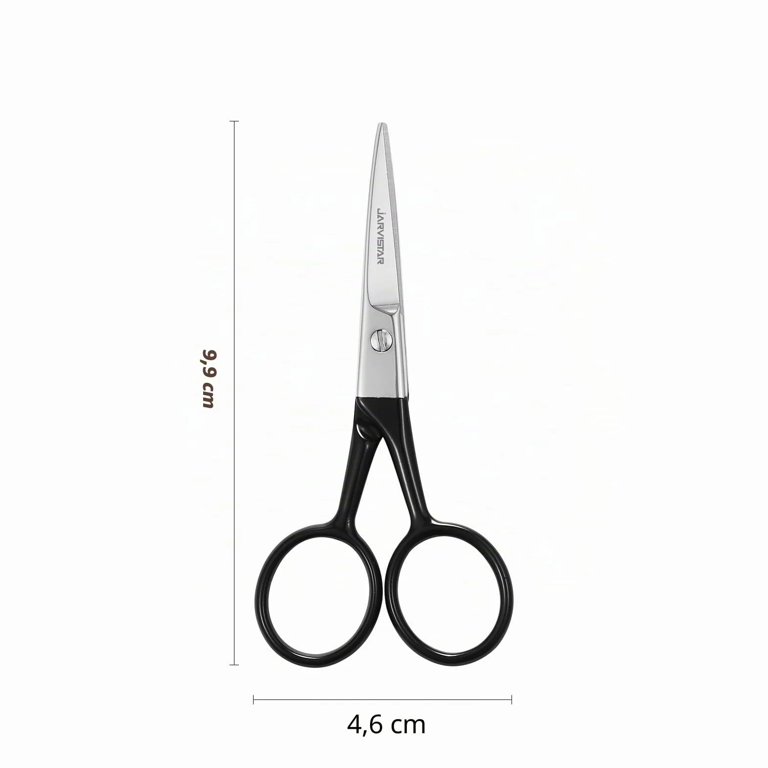 JARVISTAR Tijeras de uñas de acero inoxidable 4 pulgadas, precisión afiladas, para callos y barba