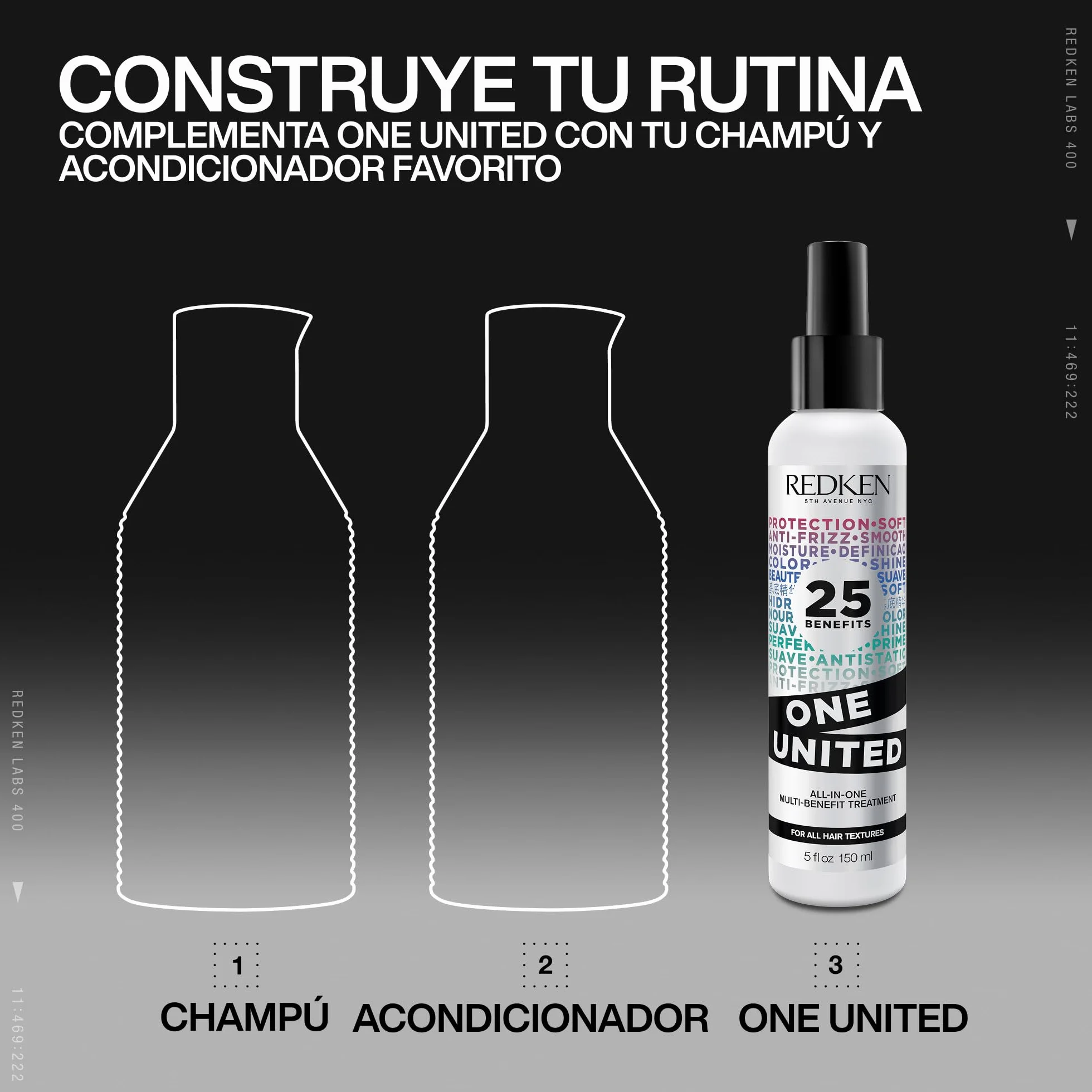 Redken One United Spray Multibeneficios Termoprotector Desenredante 150 ml