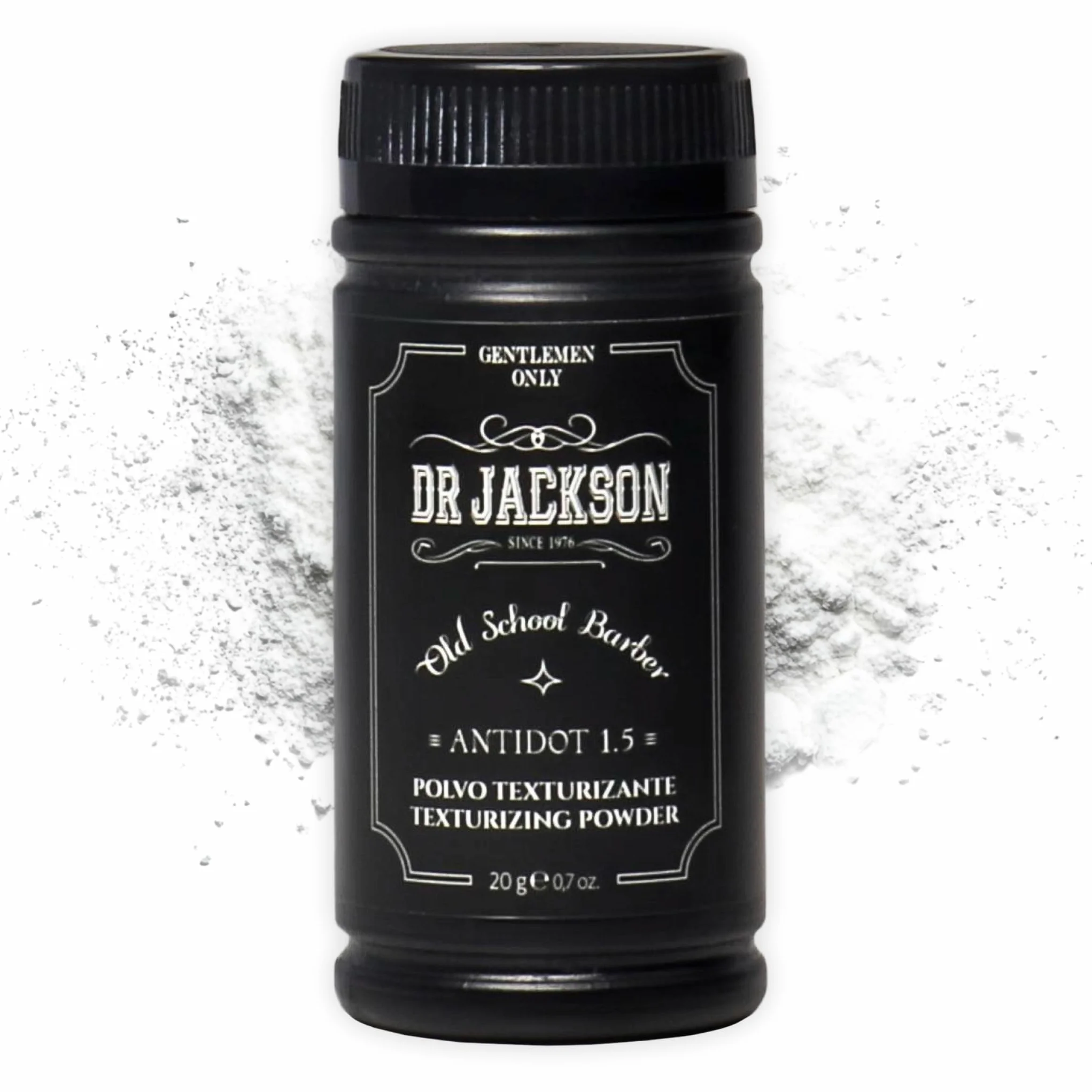 DR. JACKSON Polvos Texturizantes Pelo Hombre Antidot 1.5, Volumen y Textura, Efecto Mate, Vegano, 20 g