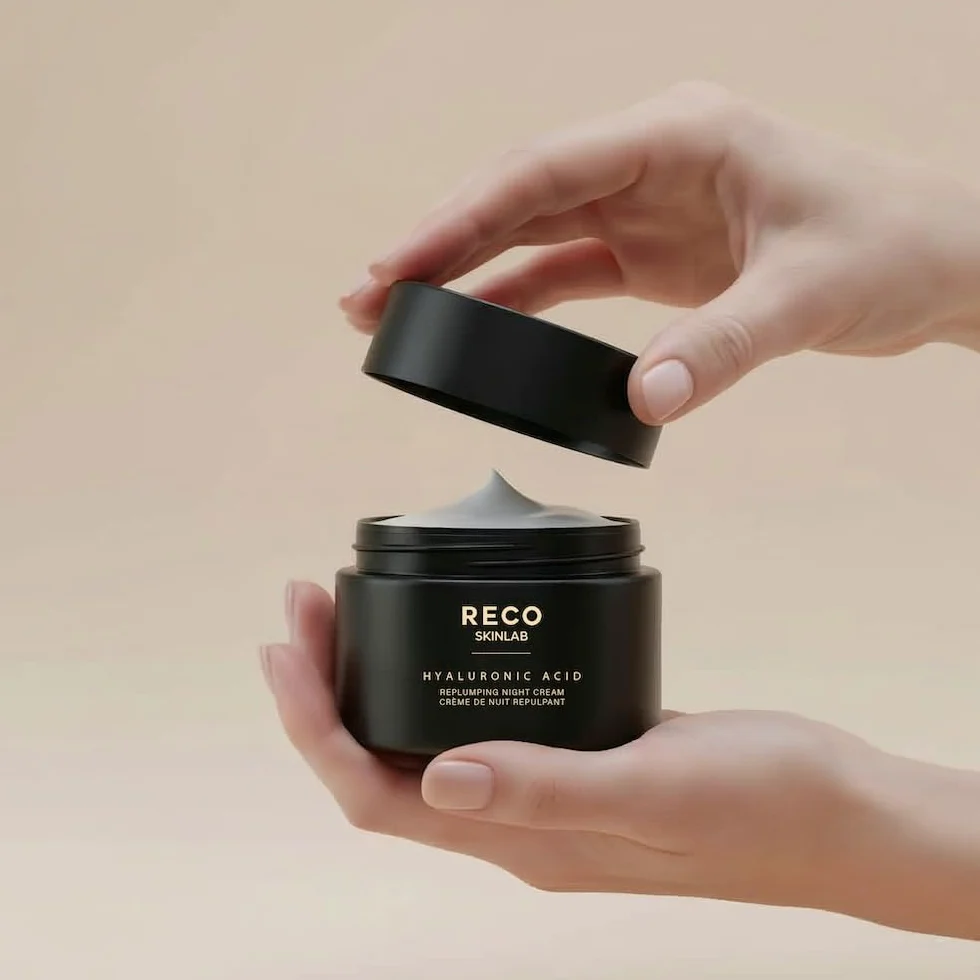 Crema Antiarrugas Mujer de Noche con Ácido Hialurónico + Progeline 50ml – Crema Facial Efecto Lifting, Reafirmante y Rellenadora Antiedad