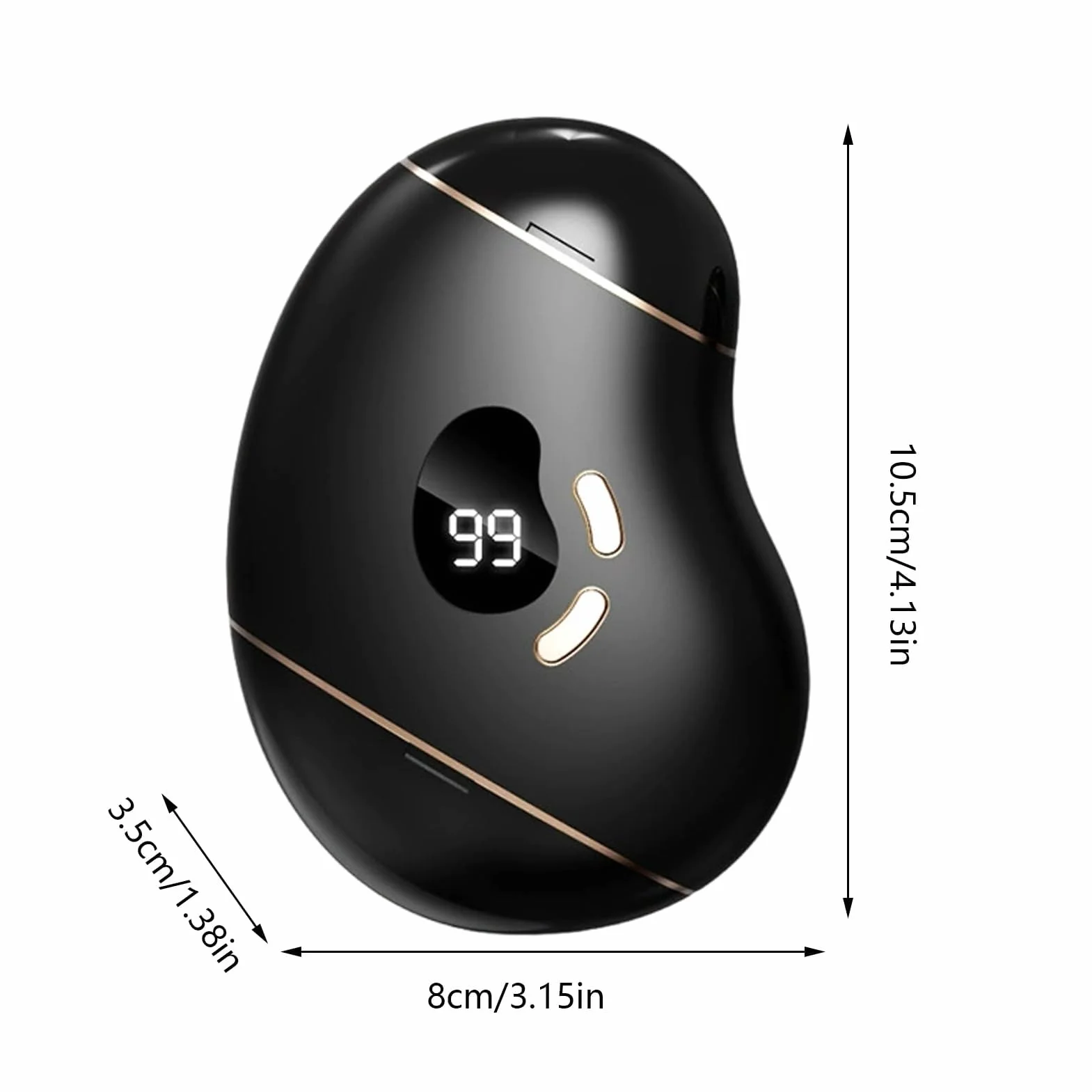 cortauñas, Lima de uñas eléctrica - Recargable automática con Almacenamiento Incorporado Práctica Herramienta manicura y cortaúñas(Black)