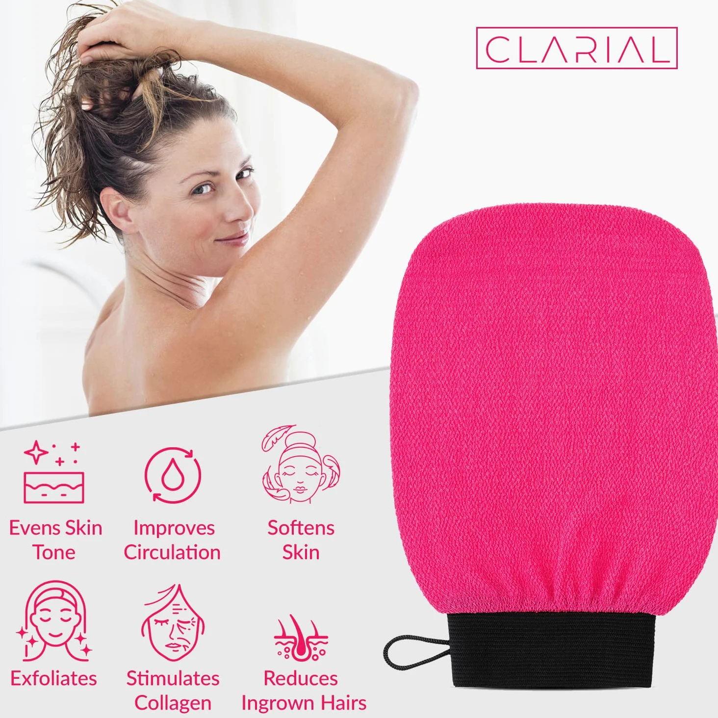 Exfoliante corporal exfoliante para baño y ducha, exfoliante facial y exfoliante corporal para eliminar la piel muerta, guante exfoliante coreano, exfoliante de ducha para hombres y