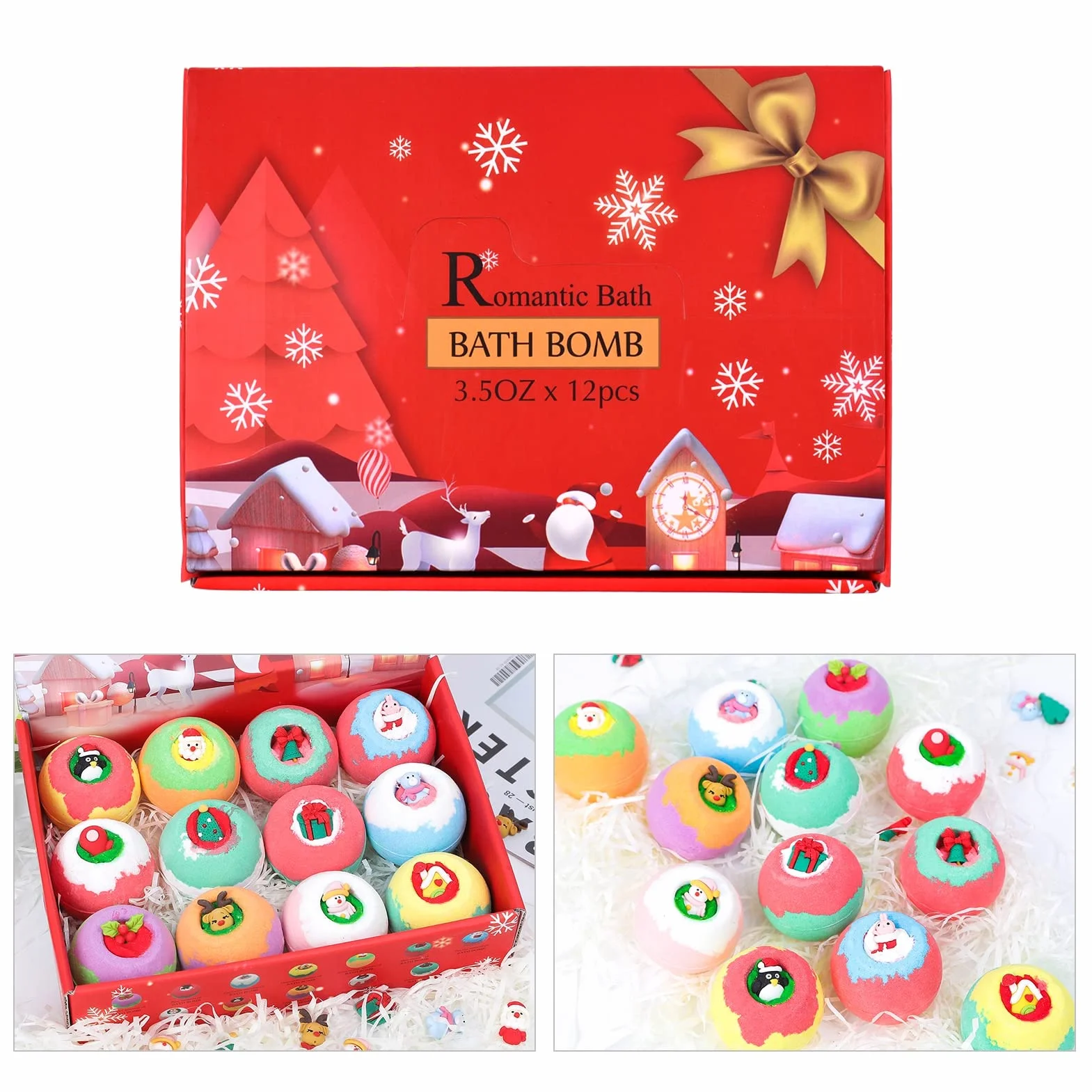 12 Bolas DE BAÑO BABBRAS DE BAÑO Sal Sal Sal for Burbble SPA Uso CASA DE CUMPLEAÑOS Bombas de baño