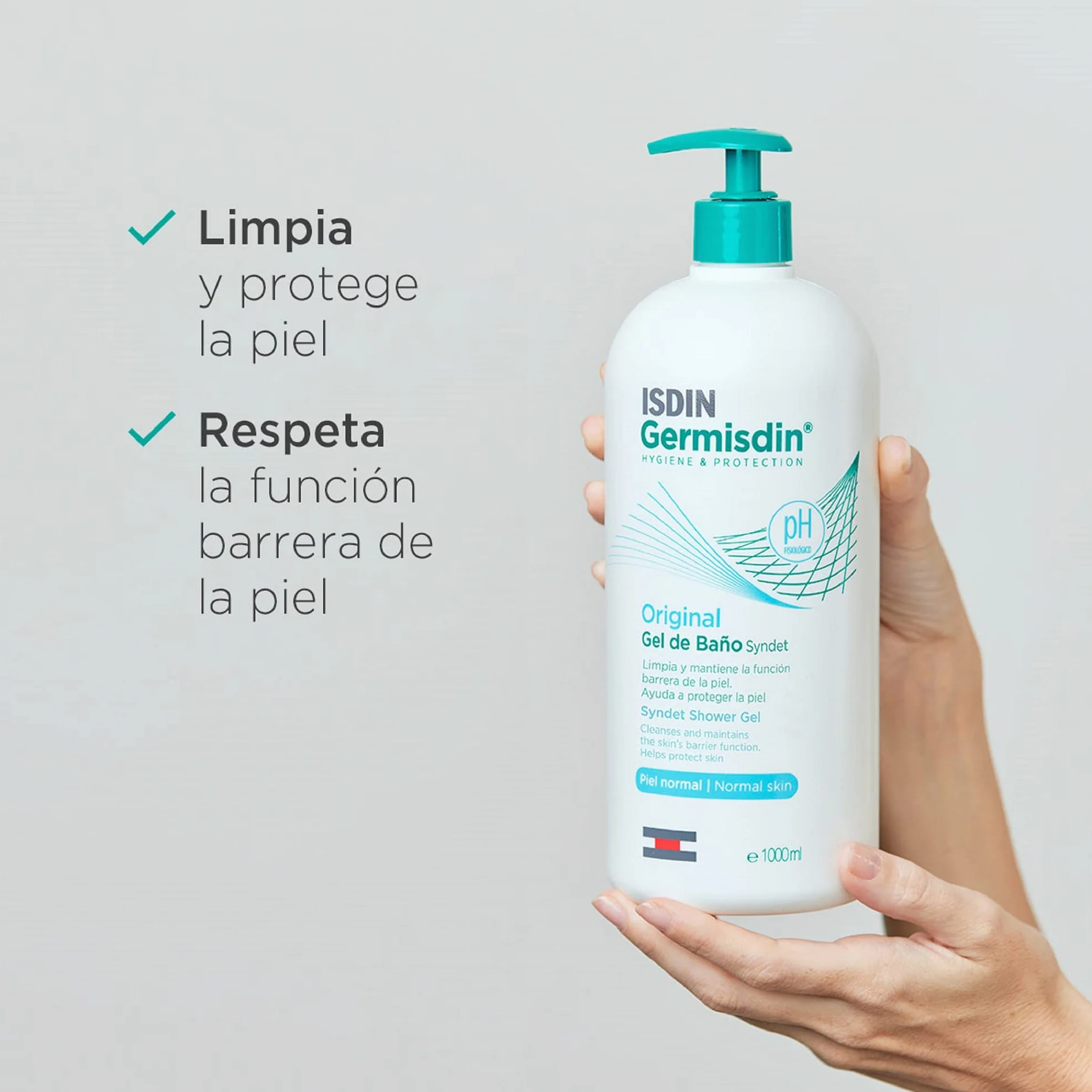 ISDIN Germisdin Original Gel de Baño 1.000 ml Pack 2 Unidades