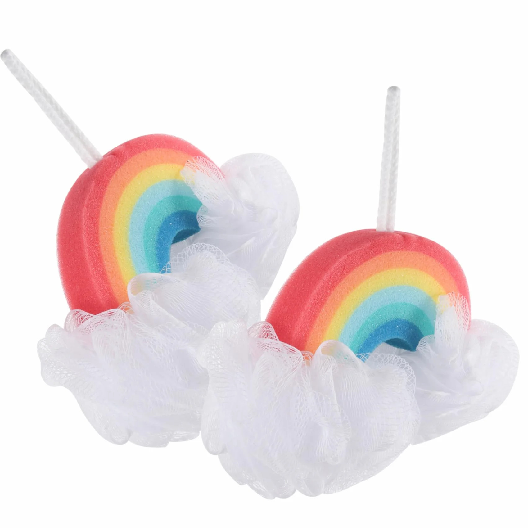 2Piezas Esponja de Baño Infantil Diseño de Exfoliante para Ducha y Baño Material de para