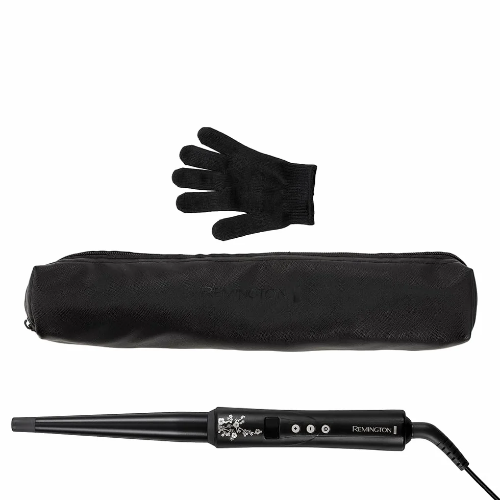 Remington Rizador Pelo Ondas cónico 13-25 mm Pearl revestimiento cerámico pantalla LCD 130-210 °C CI951