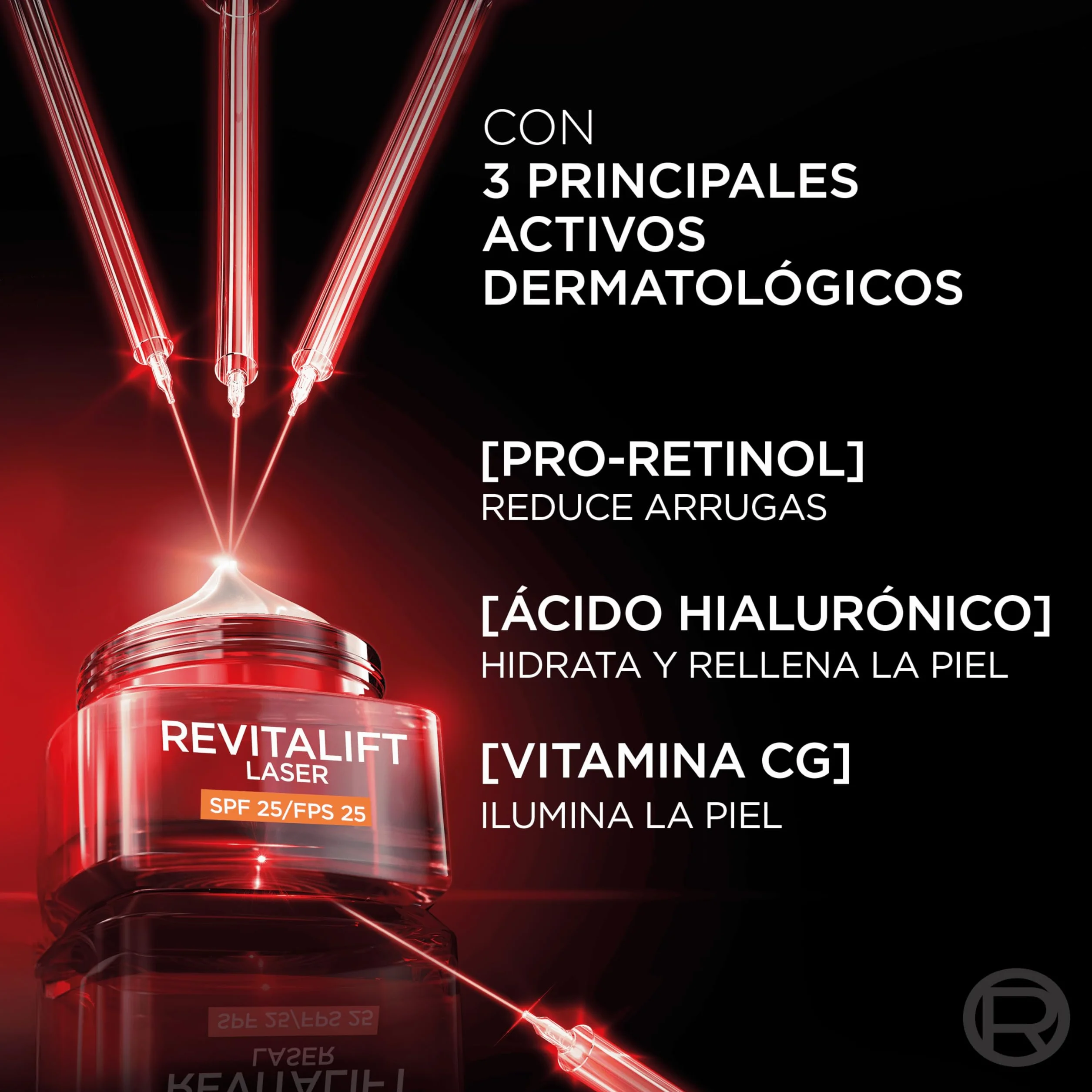 L'Oréal Paris Revitalift Laser SPF 25 Crema de Día Anti-Edad Triple Acción 50ml