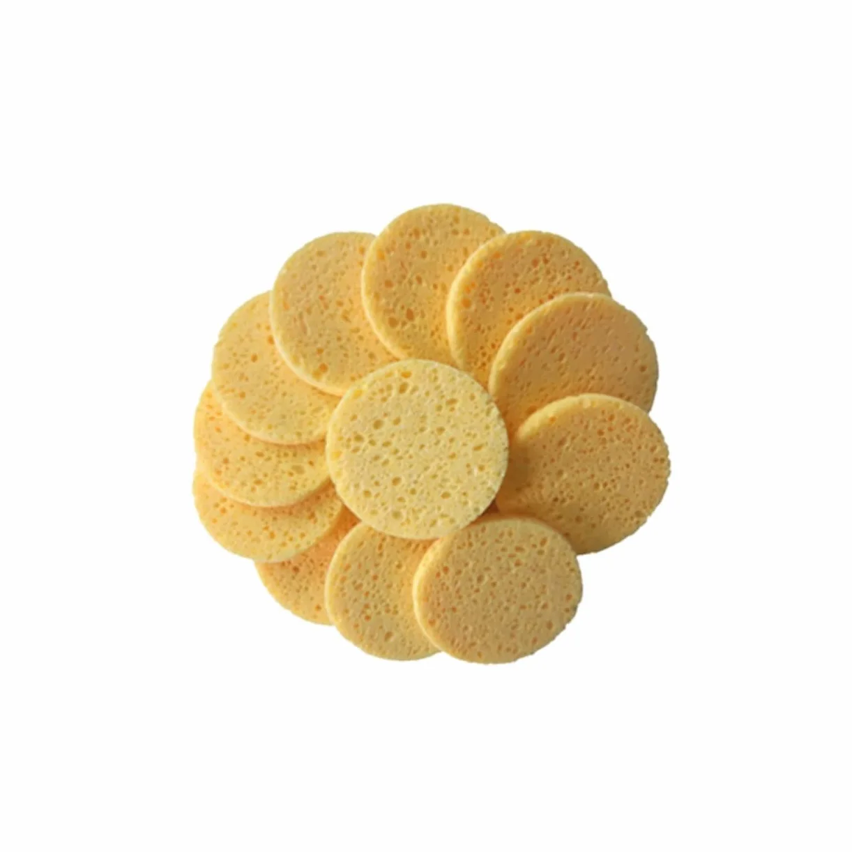 FRCOLOR 60 esponjas de limpieza facial, esponja de eliminación de maquillaje, esponja removedora de maquillaje, toallitas de maquillaje reutilizables, almohadillas removedoras de maquillaje,