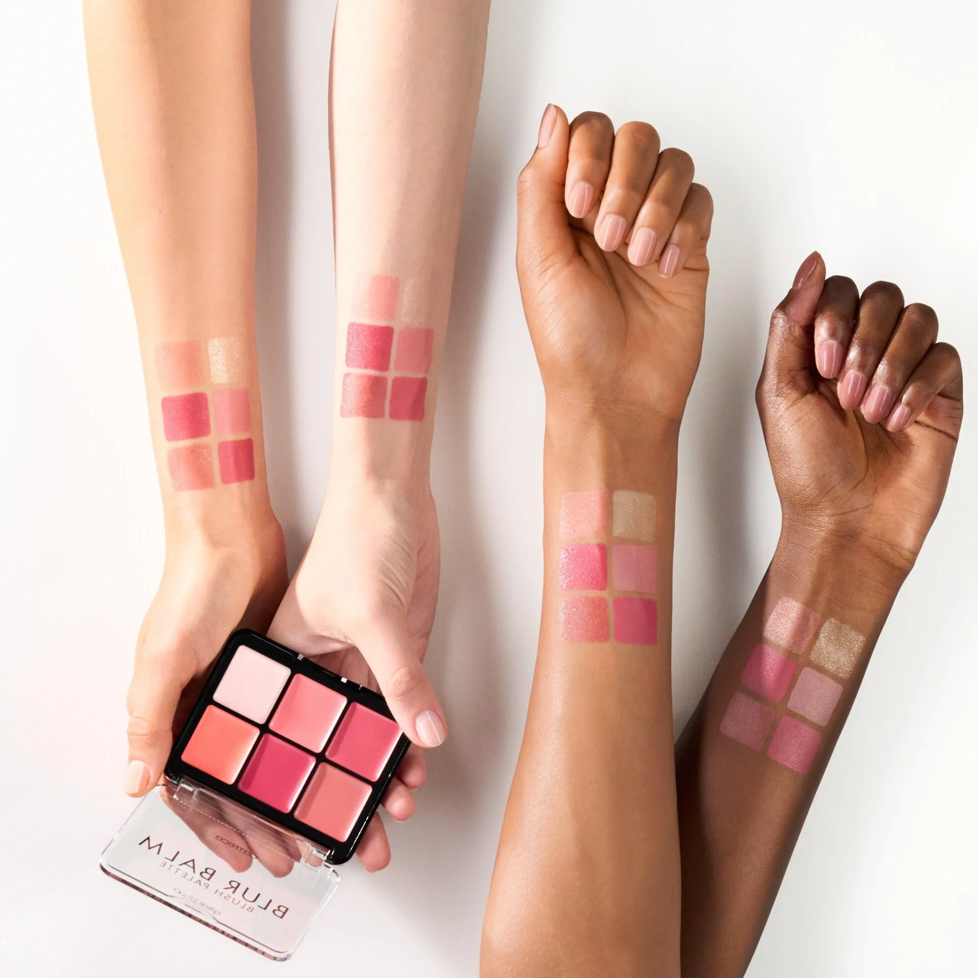 Catrice Blur Balm Blush Palette 6g Paleta de coloretes pigmentada natural luminosa