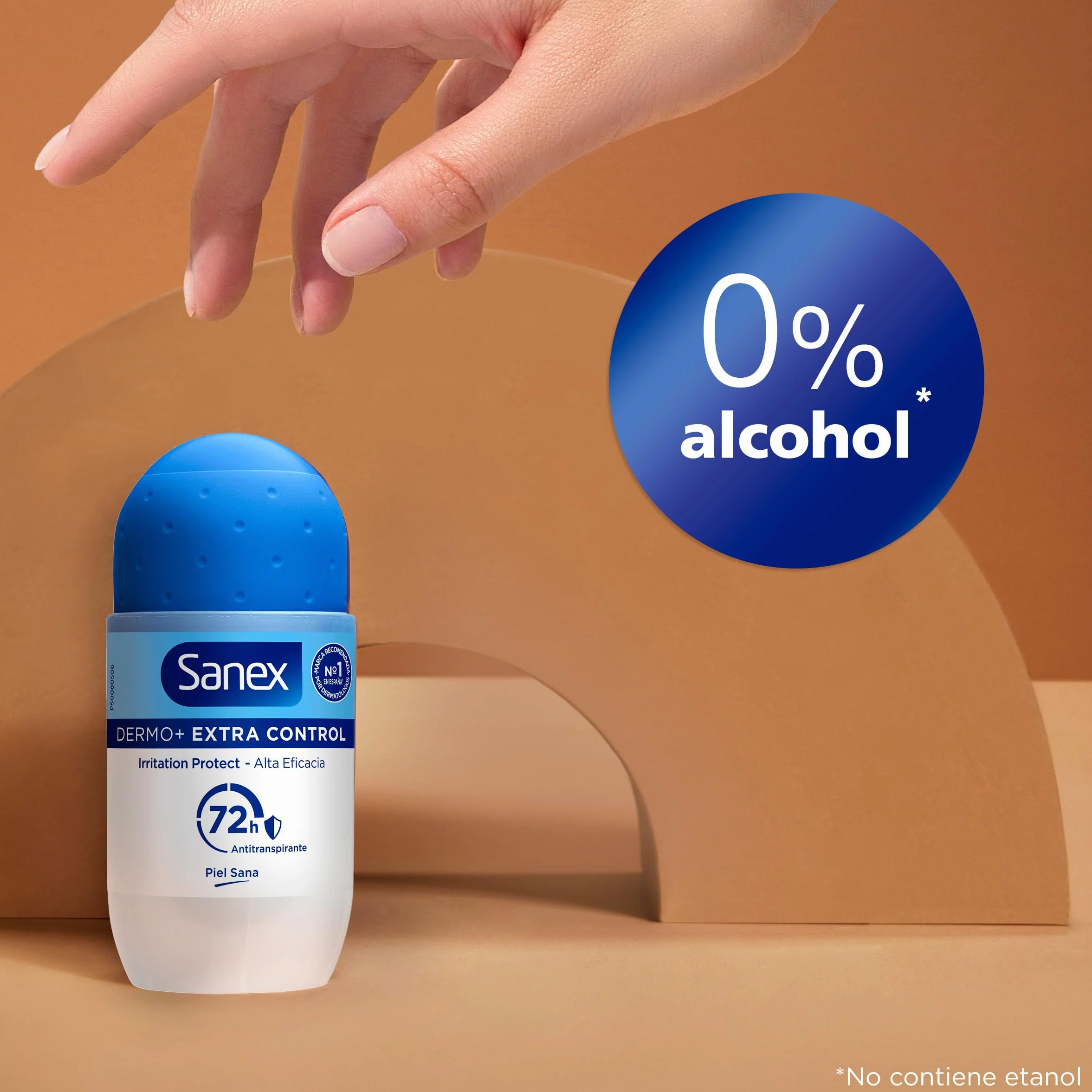 Sanex Dermo+ Extra Control Desodorante Antitranspirante Roll-On 72 Horas 6x50 ml