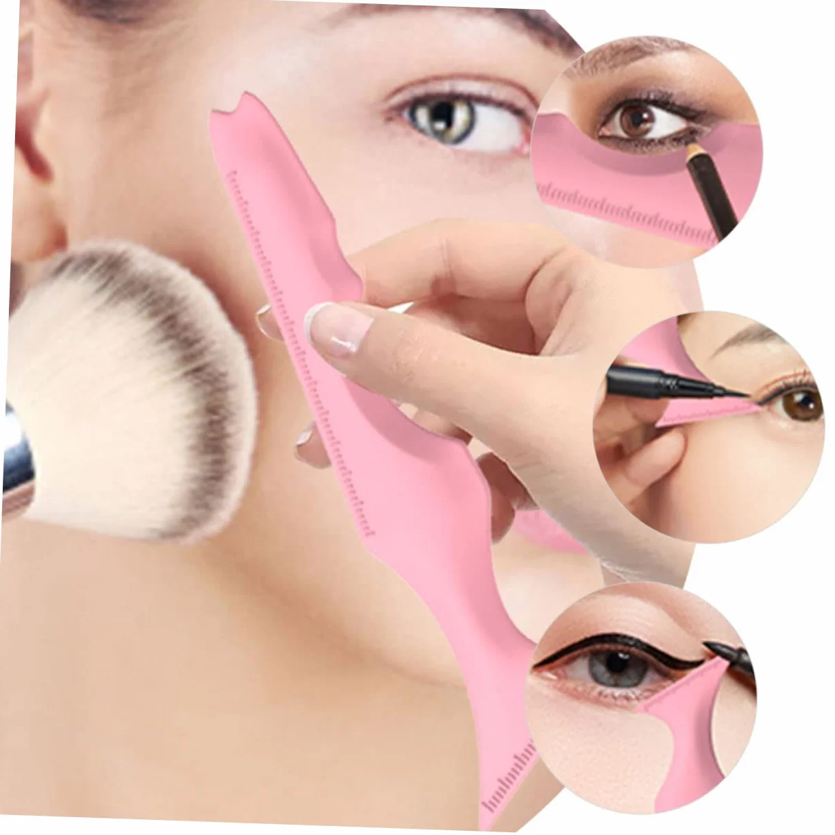 FRCOLOR 5 Juegos De Plantillas De Guía Para Delineador De Ojos Sombras De Ojos Maquillaje Cejas Y Herramientas De Maquillaje (3 Unidades)