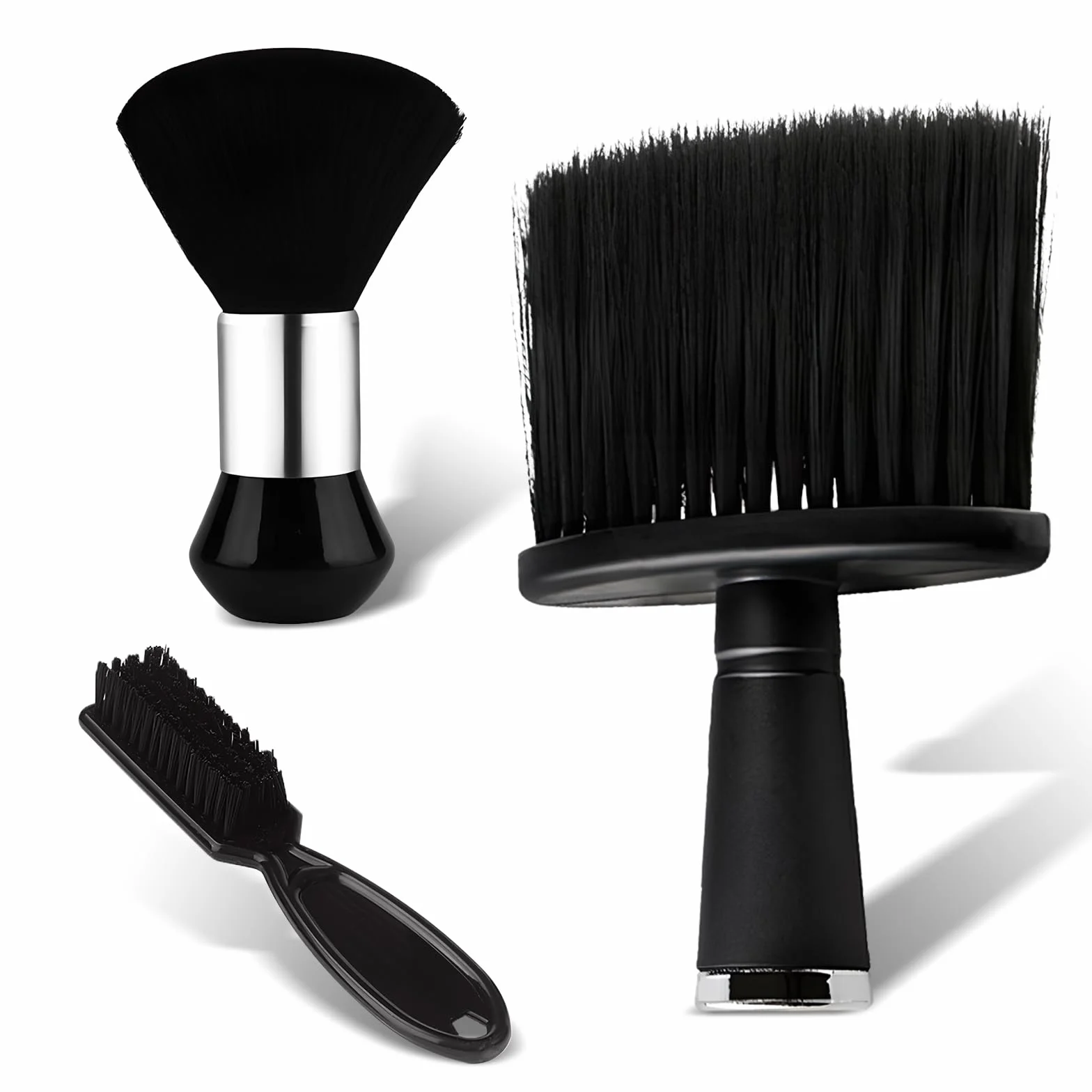 Cepillos De Cuello Para Peluquería Barberia Accesorios 3 Piezas Brocha Para Quitar Pelos