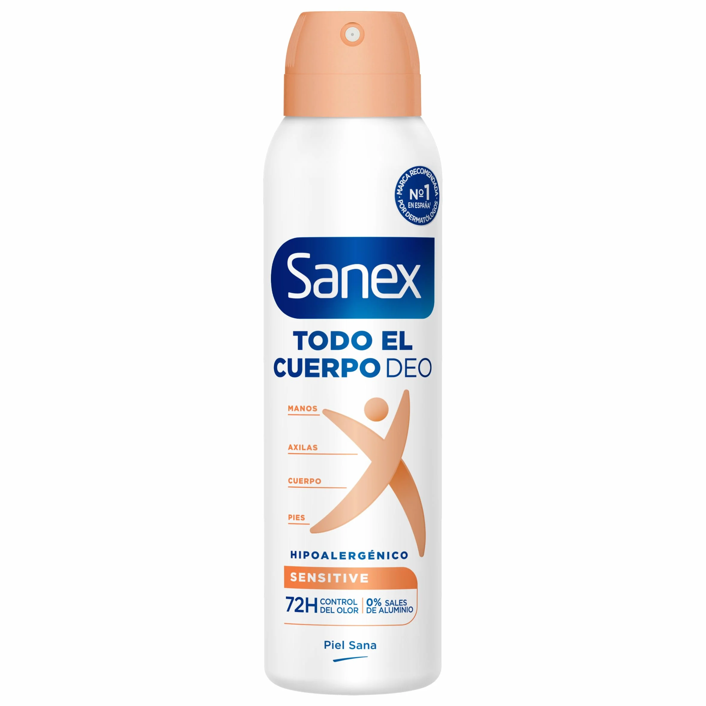 Sanex Deo Sensible Spray 150ml Desodorante 72H Protección Hipoalergénico