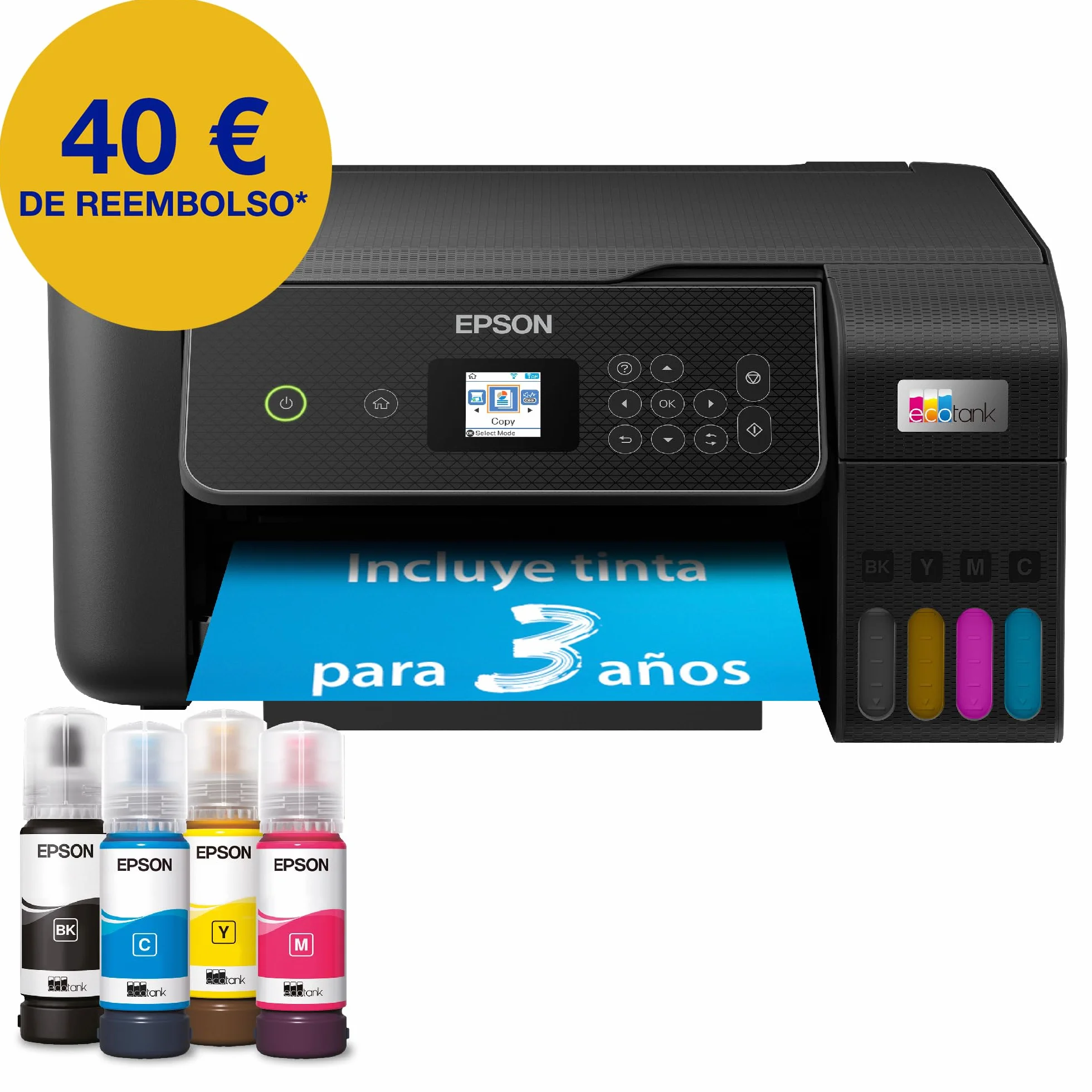Epson EcoTank ET-2870 Impresora multifunción A4 Wi-Fi