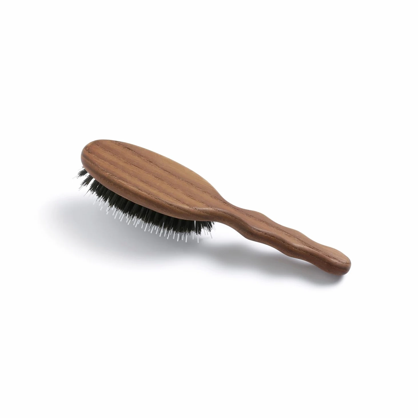 SOFÁ | Cepillo de pelo neumático desenredante | Cepillo de cuidado | Cuidado, liso y brillante | Cerdas 100% puro jabalí y puntas de nylon | Resistente al agua | Cabello grueso | Fabricación francesa