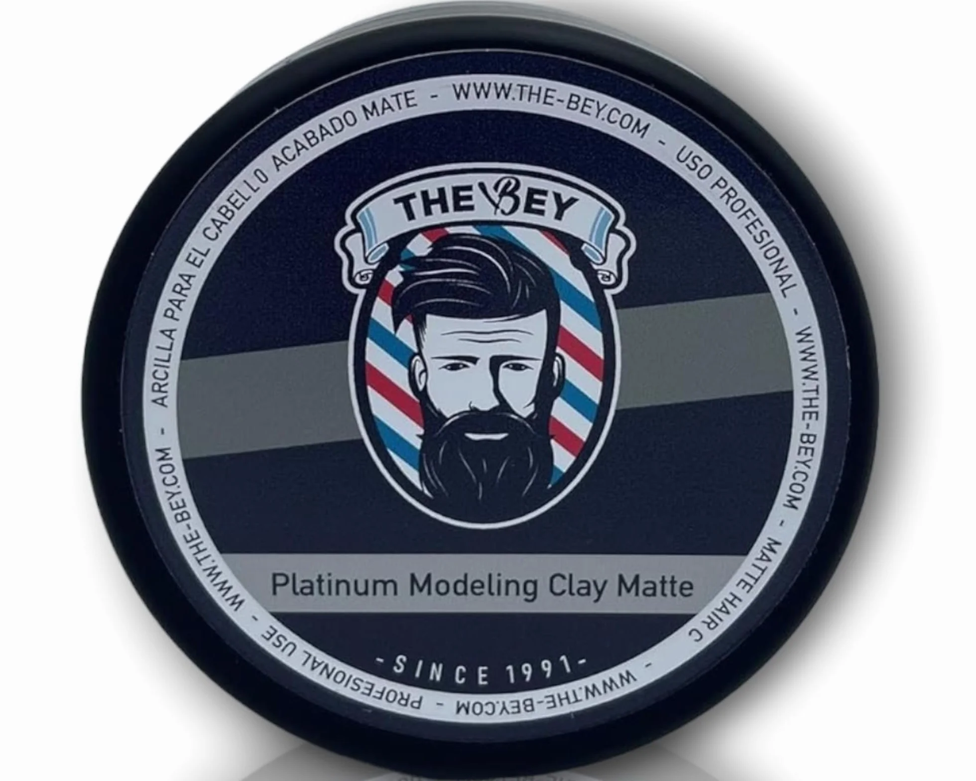 Arcilla Barbera Platinum Modeling Clay MATTE - Barro natural de fijación para peinados