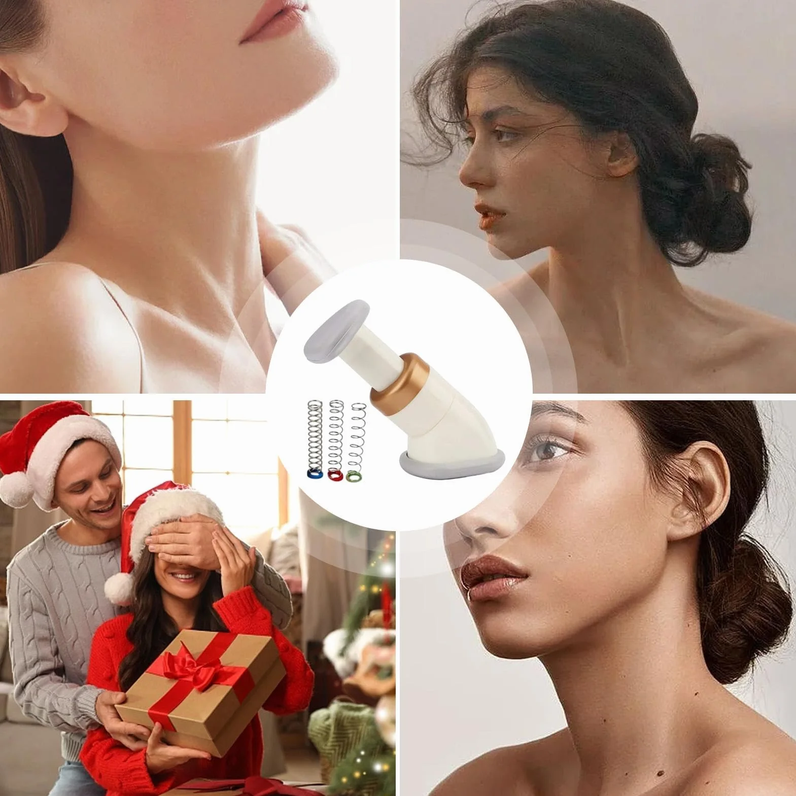 Neckline Slimmer Device Facial Neck Line Exerciser Tightening Massager for Firming Lifting