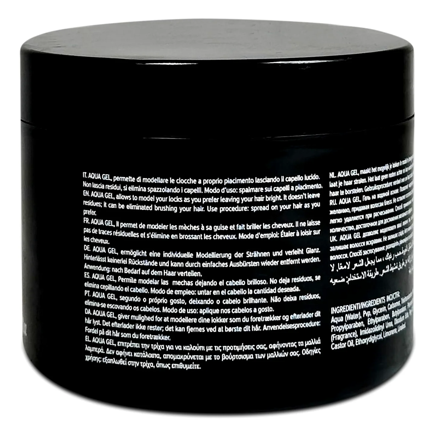 Gel Fijador Efecto Mojado 500 ml (5 Unidades) | Fijación Extra Fuerte y Sin Residuos para Todos los Cabellos – Brillo Húmedo Duradero
