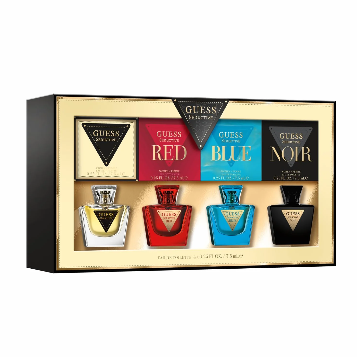GUESS Set de Perfumes para Mujer – 4 Mini Eau de Toilette 7,5 ml