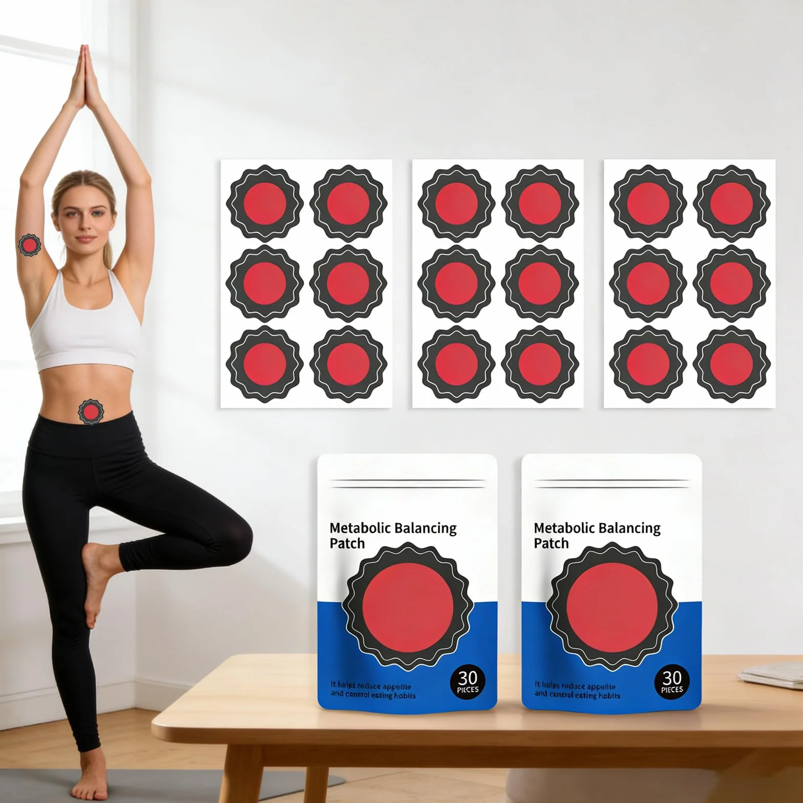 Parches Adelgazantes Slim Patch Moringa Berberina 90 Piezas