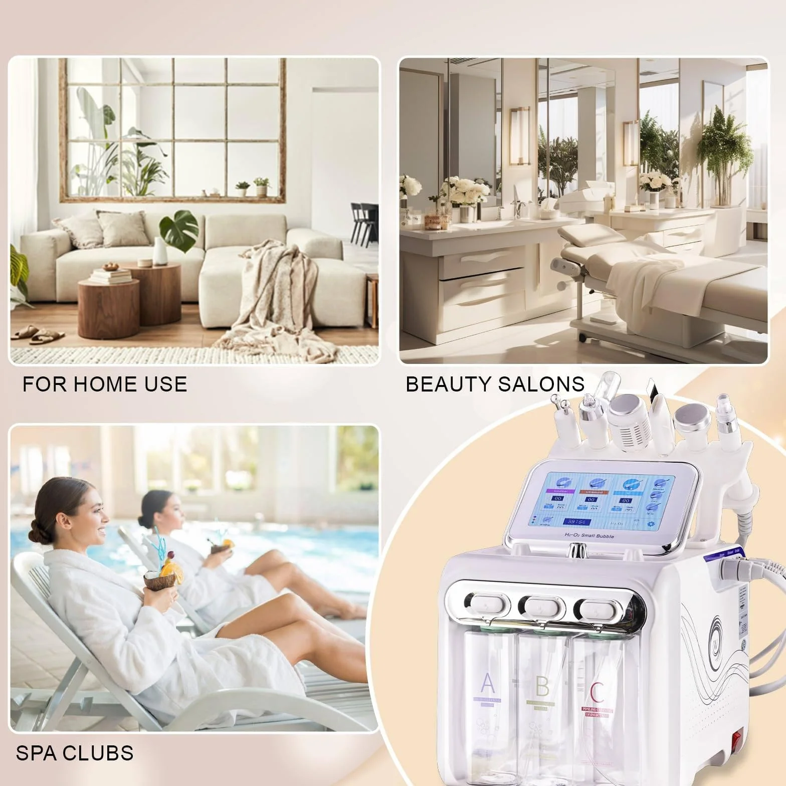 Máquina De Microdermoabrasión De Diamante 7 En 1 | Dispositivo De Hidrodermoabrasión Facial, Exfoliación Facial Para El Cuidado De La Piel En Casa O En Un Salón De Belleza