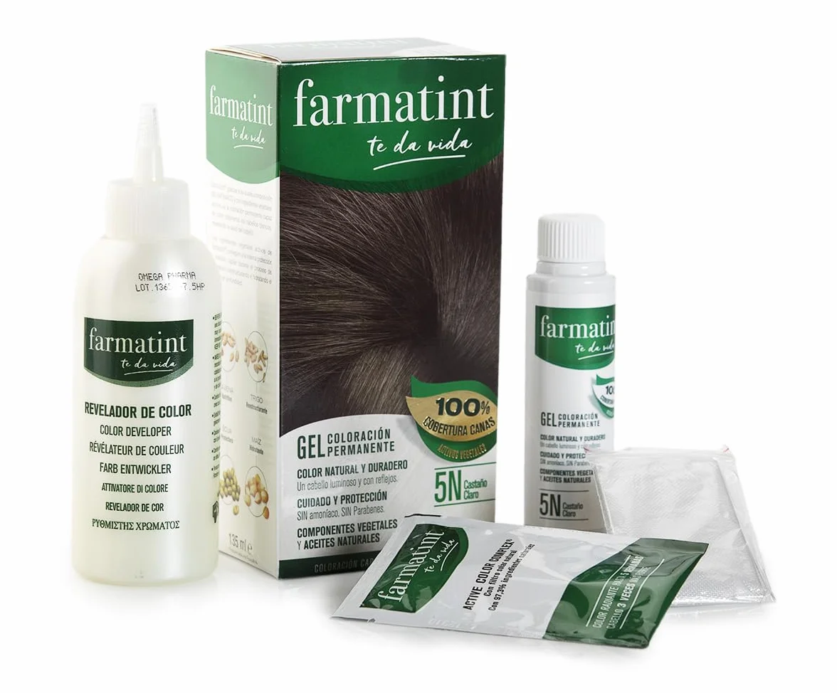 Farmatint Gel de Coloración Capilar Permanente 5N Castaño Claro