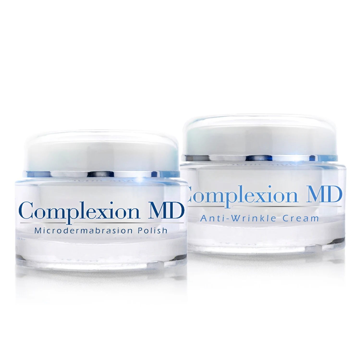 Complexion MD - Sistema antienvejecimiento de 2 pasos para el cuidado de la piel (paquete) – Exfoliante de microdermoabrasión (1.6 onzas) + crema antiarrugas (1 onza) – Reduce líneas finas y arrugas