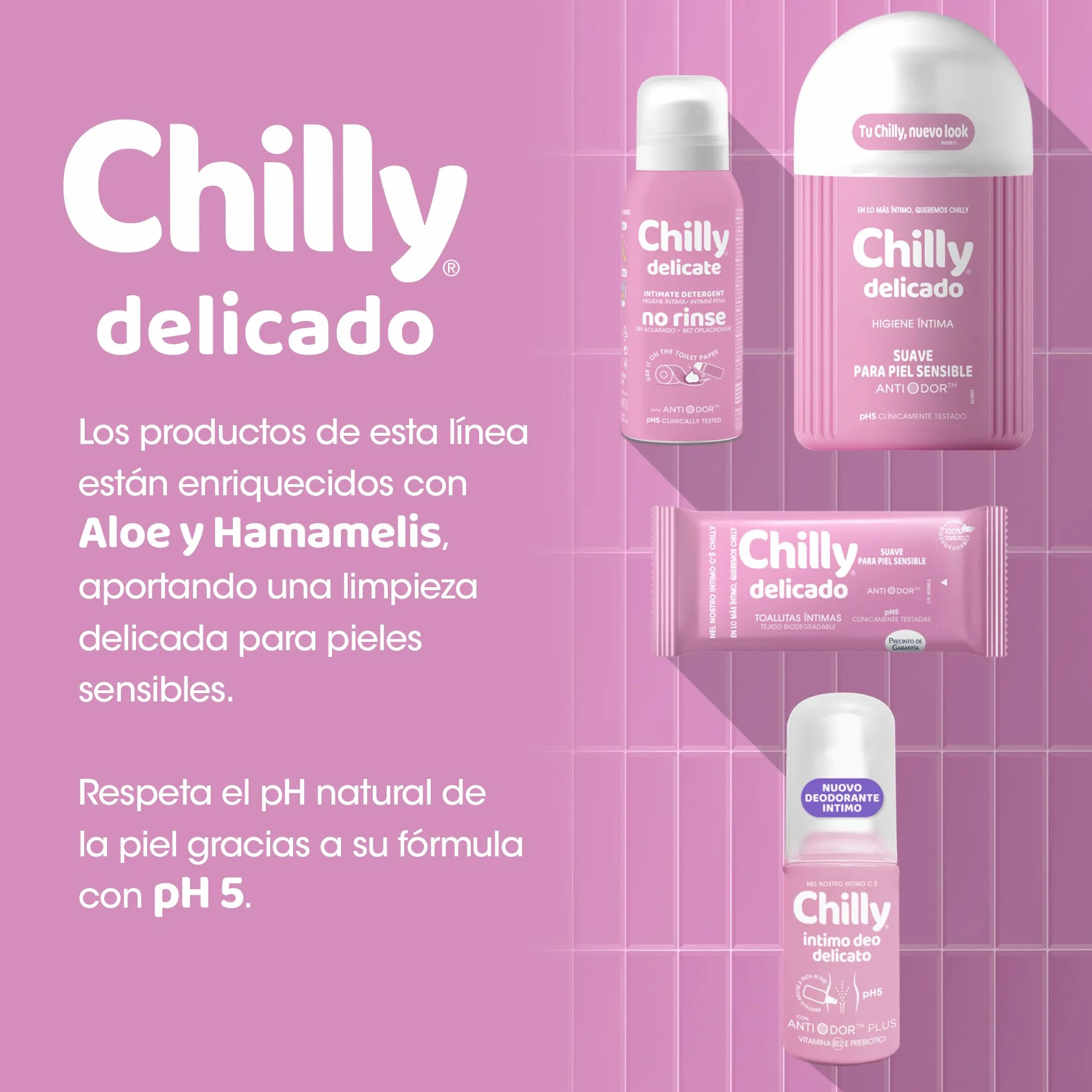 Chilly Desodorante íntimo en pulverizador delicado 50 ml